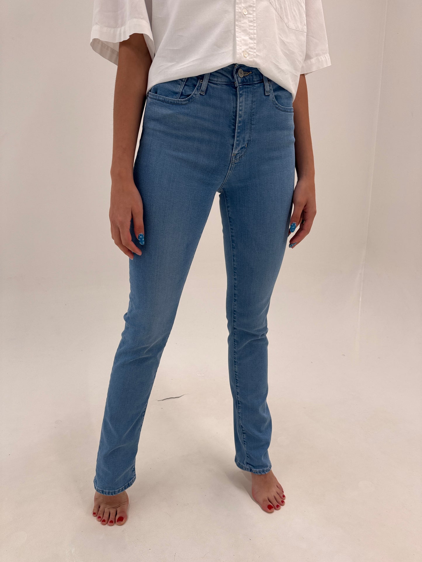 Jeans Levi’s 724 premium high rise ultra tall straight ultra confort classic wash