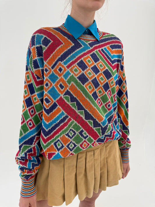 Soft knit Missoni vintage ultra luxury de vară din bumbac și in