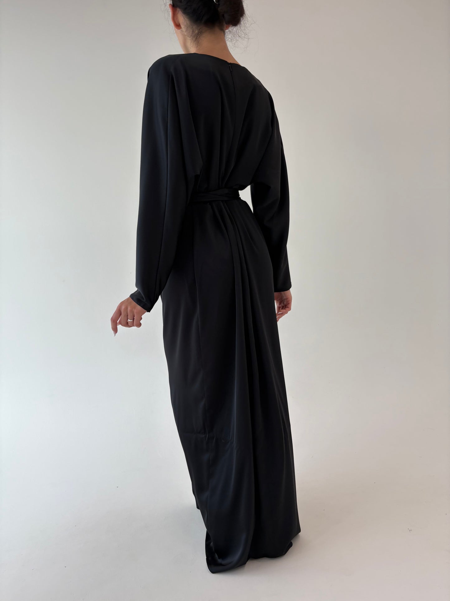 LBD maxi tall cu talie marcată reglabilă