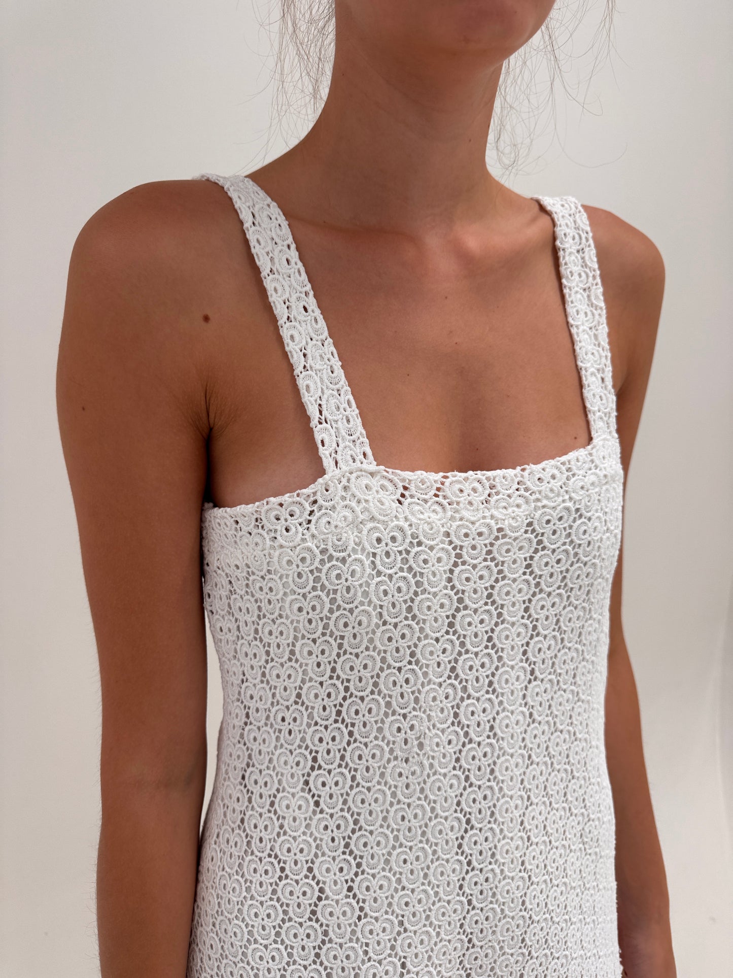 Rochie excepțională integral macrame lucrat manual