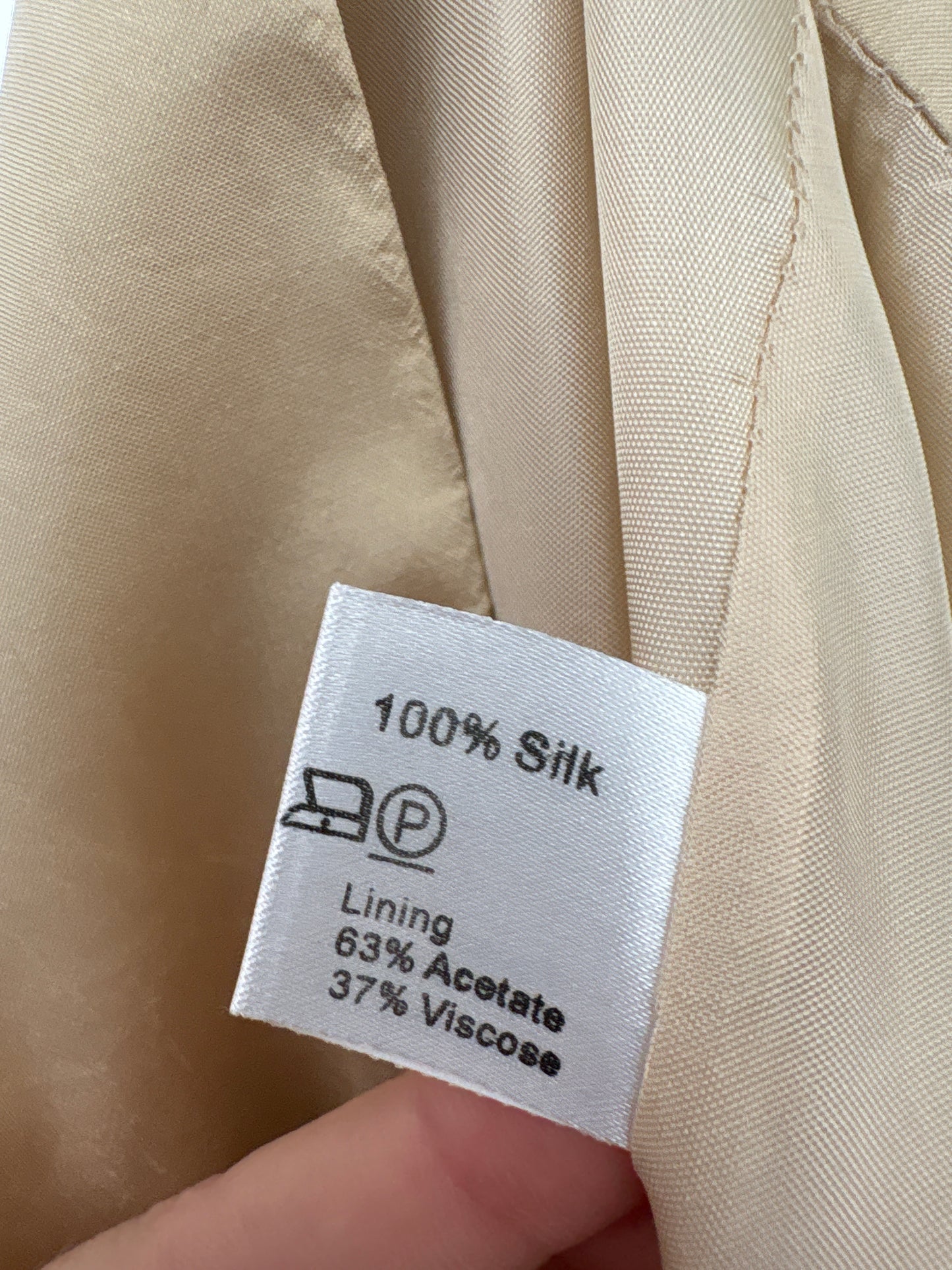 Fustă luxury camel gold Luisa Spagnoli din mătase naturală dupioni midi lung