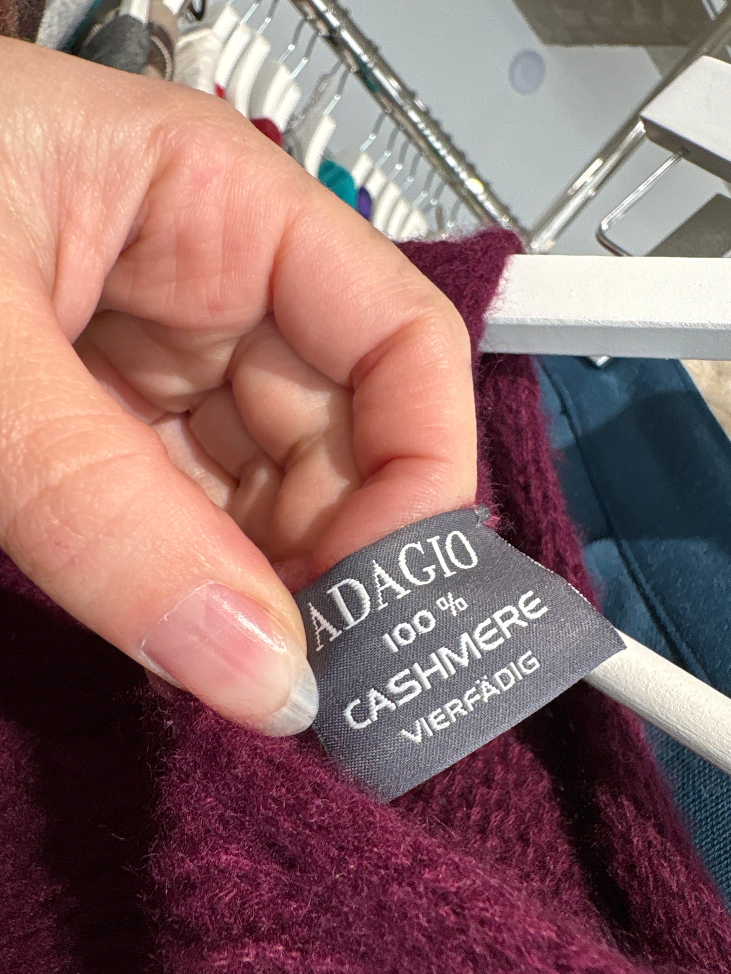 Capa din cașmir multiply blackberry purple