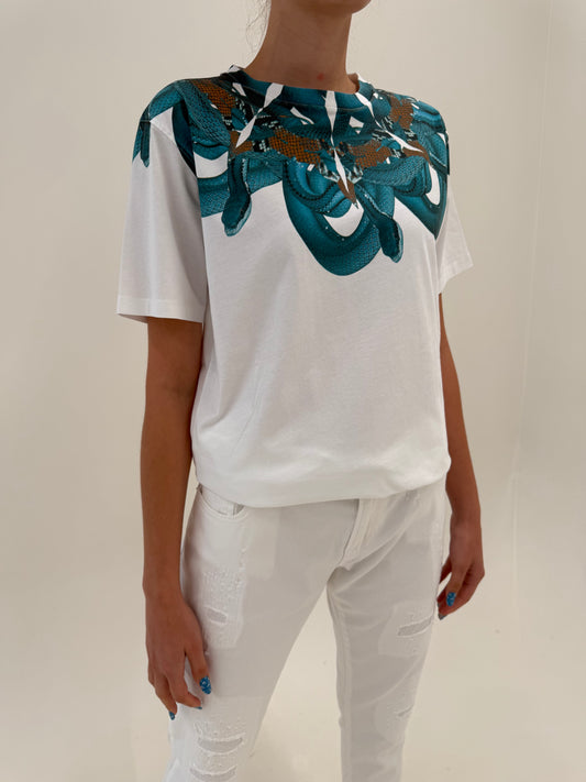 Top de brand luxury Marcelo Burlon cu print superb specific brandului