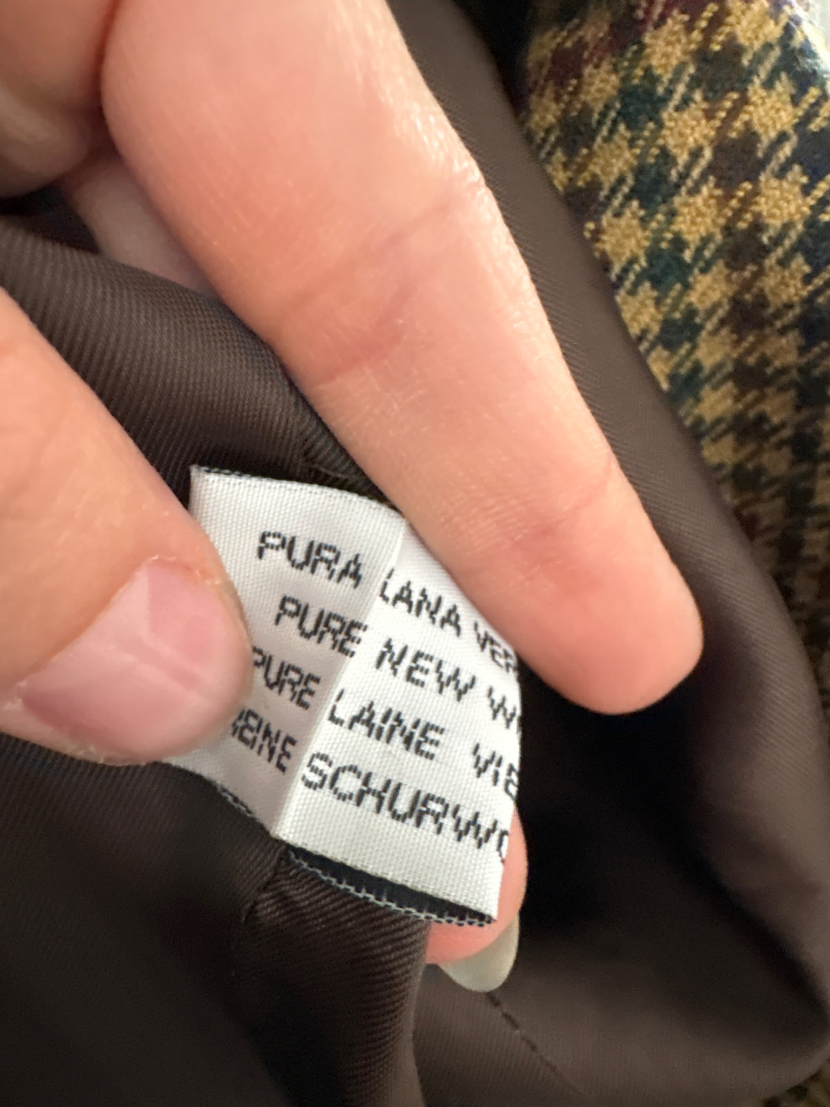 Sacou de brand luxury italian Tombolini  din tweed excepțional de lana