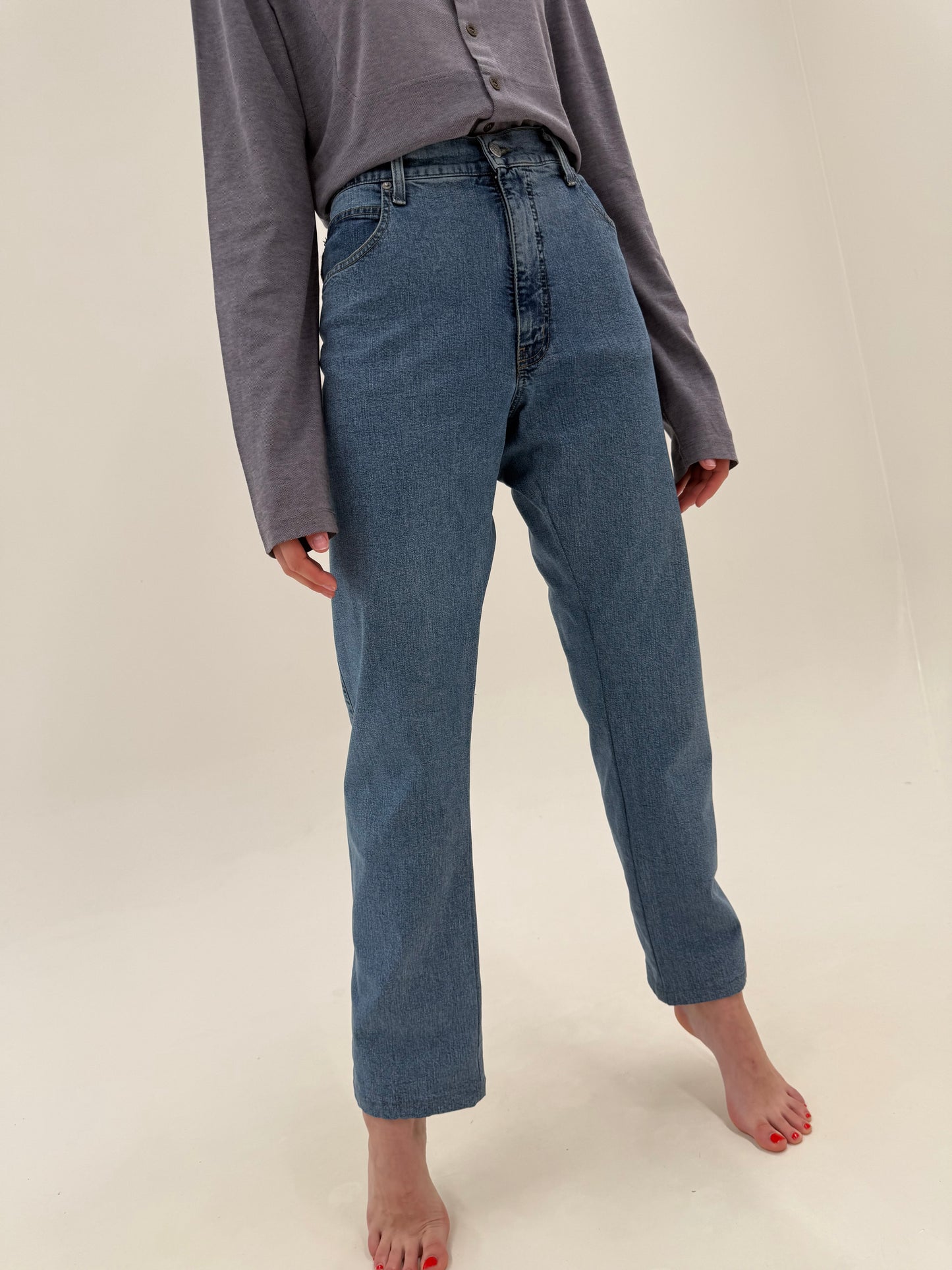 Jeans vintage Armani ultra confort modelatori tall lighter wash