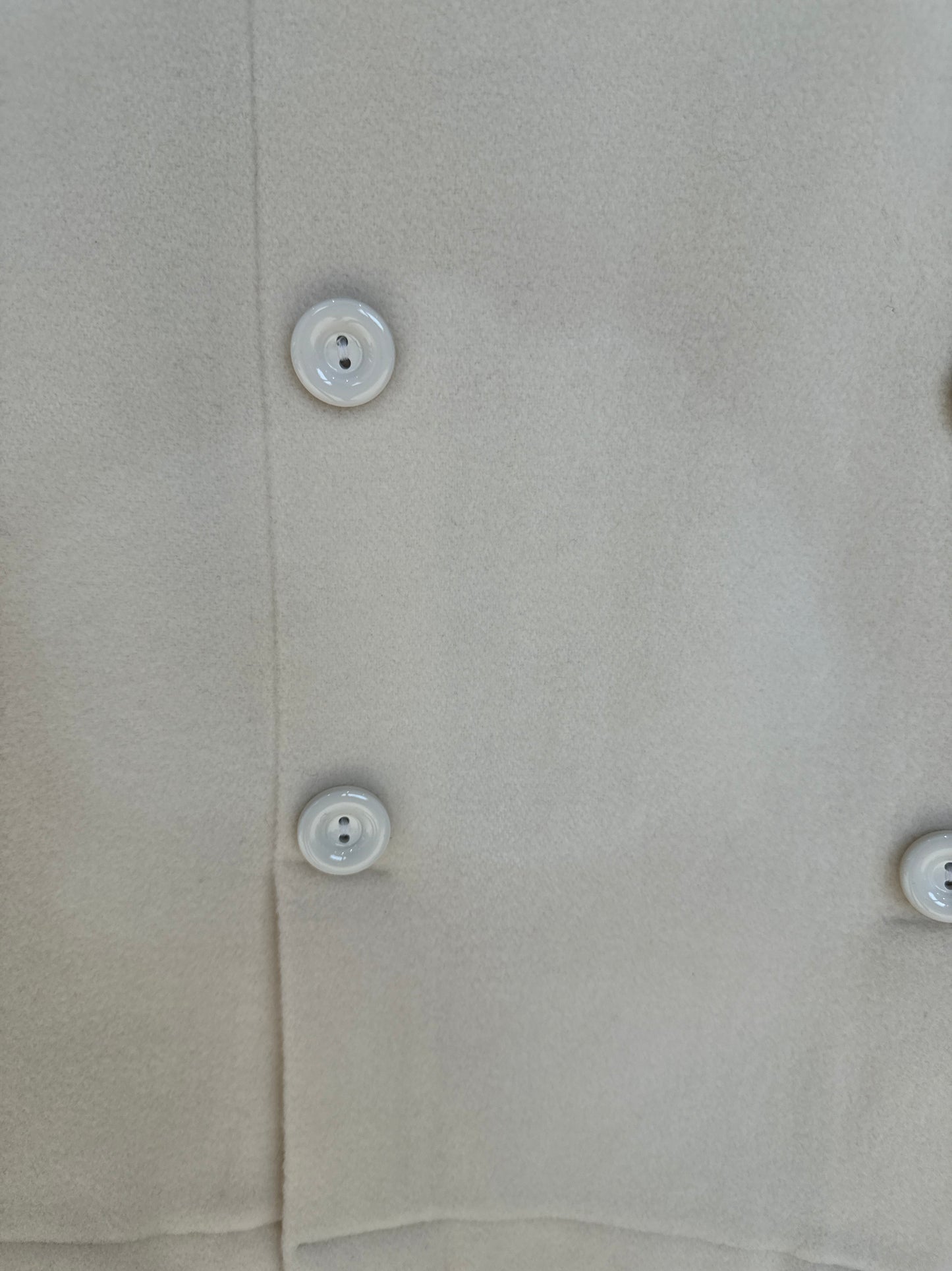 Fustă butter white din lana extrafina plina cu talie ultra înaltă