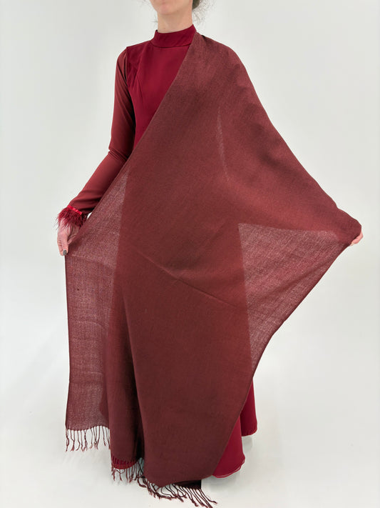 Shawl în nuanțe superbă din cașmir și mătase naturală