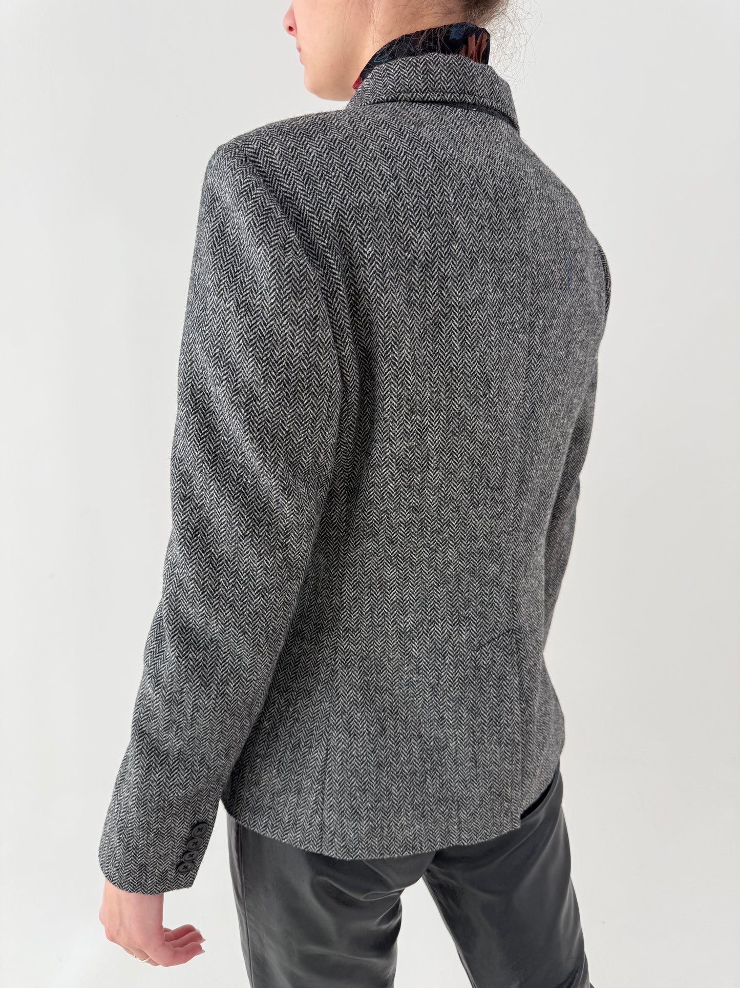 Sacou Ralph Lauren model iconic ‘single breasted herringbone’