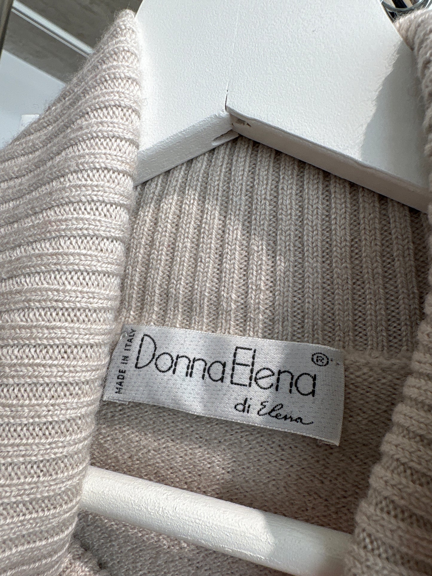 Rochie high end italiană din lana merino extrafina de gramaj mare off white