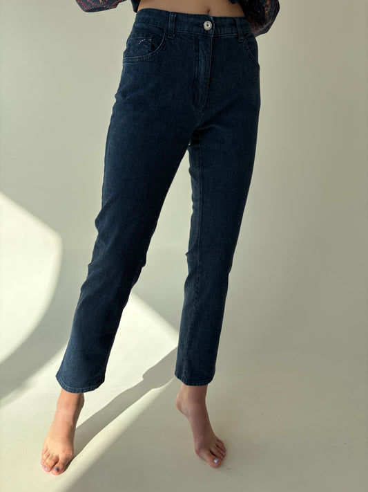 Jeans vintage confort modelatori dark wash