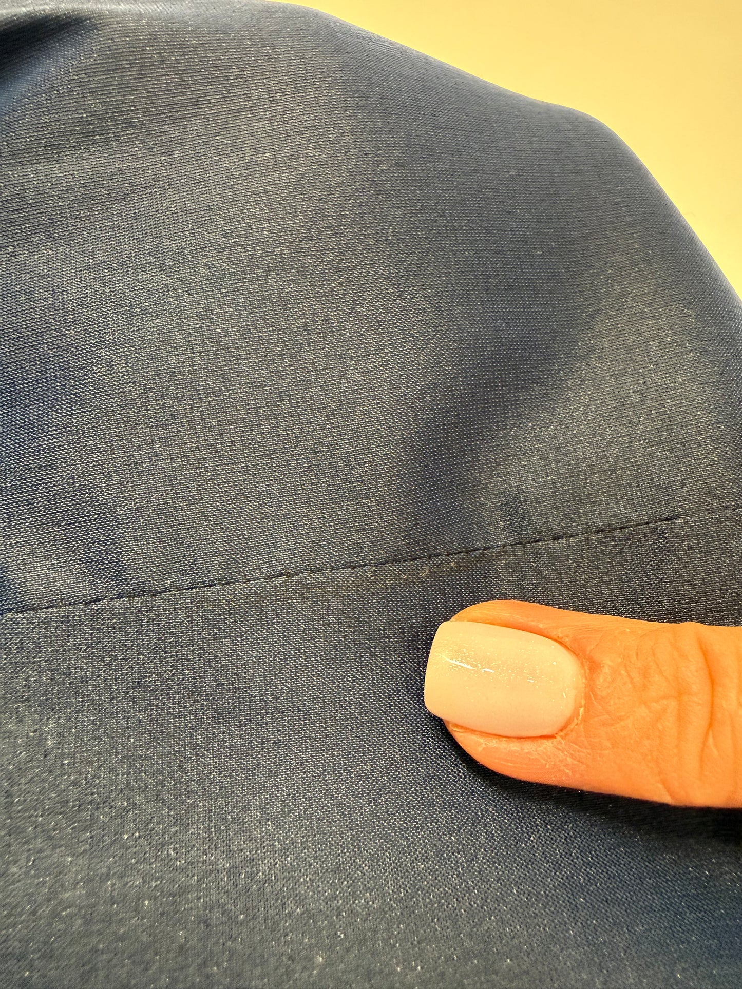 Pardesiu ultra subțire in croi super lung cambrat Navy blue