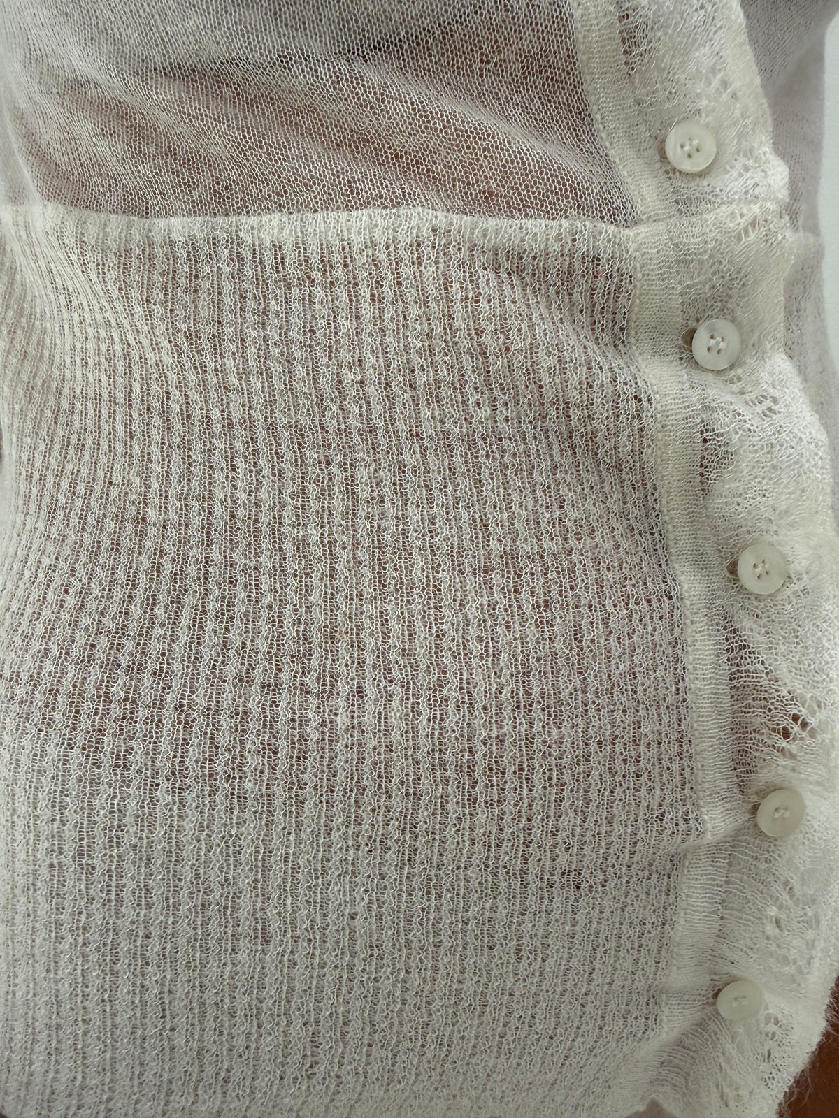 Cardigan Roberto Cavalli ultra light din lana și baby mohair extrafin cu talie marcată