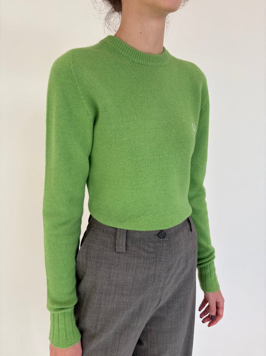 Pulover vede crud tall de gramaj mare din lana merino extrafina