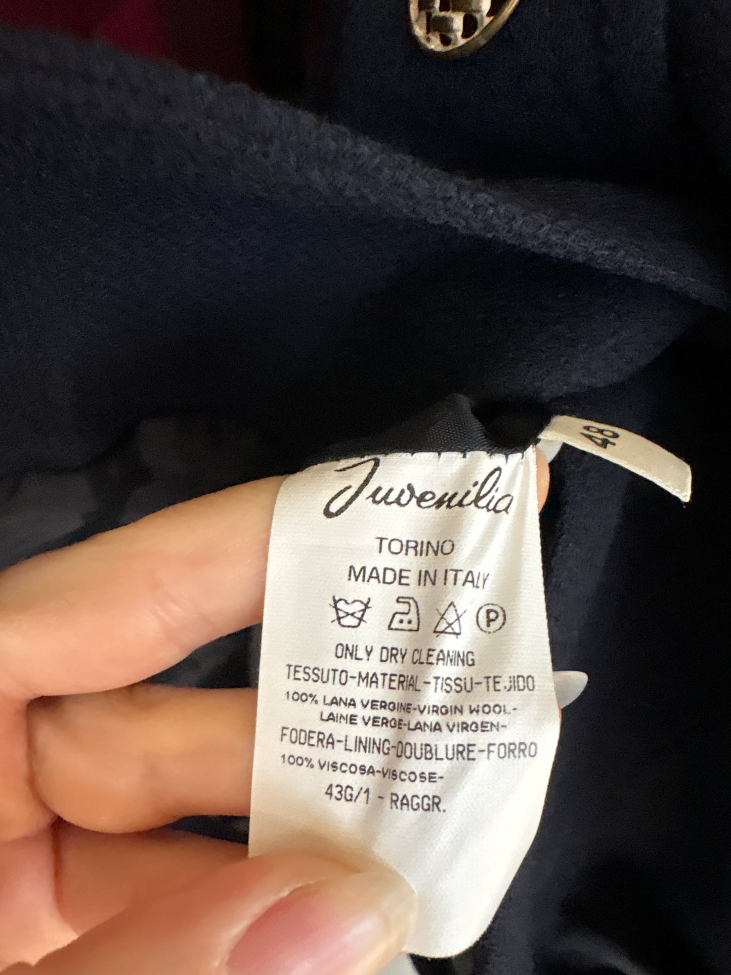 Sacou premium italian in stil Chanel din lana pura extrafina certificată