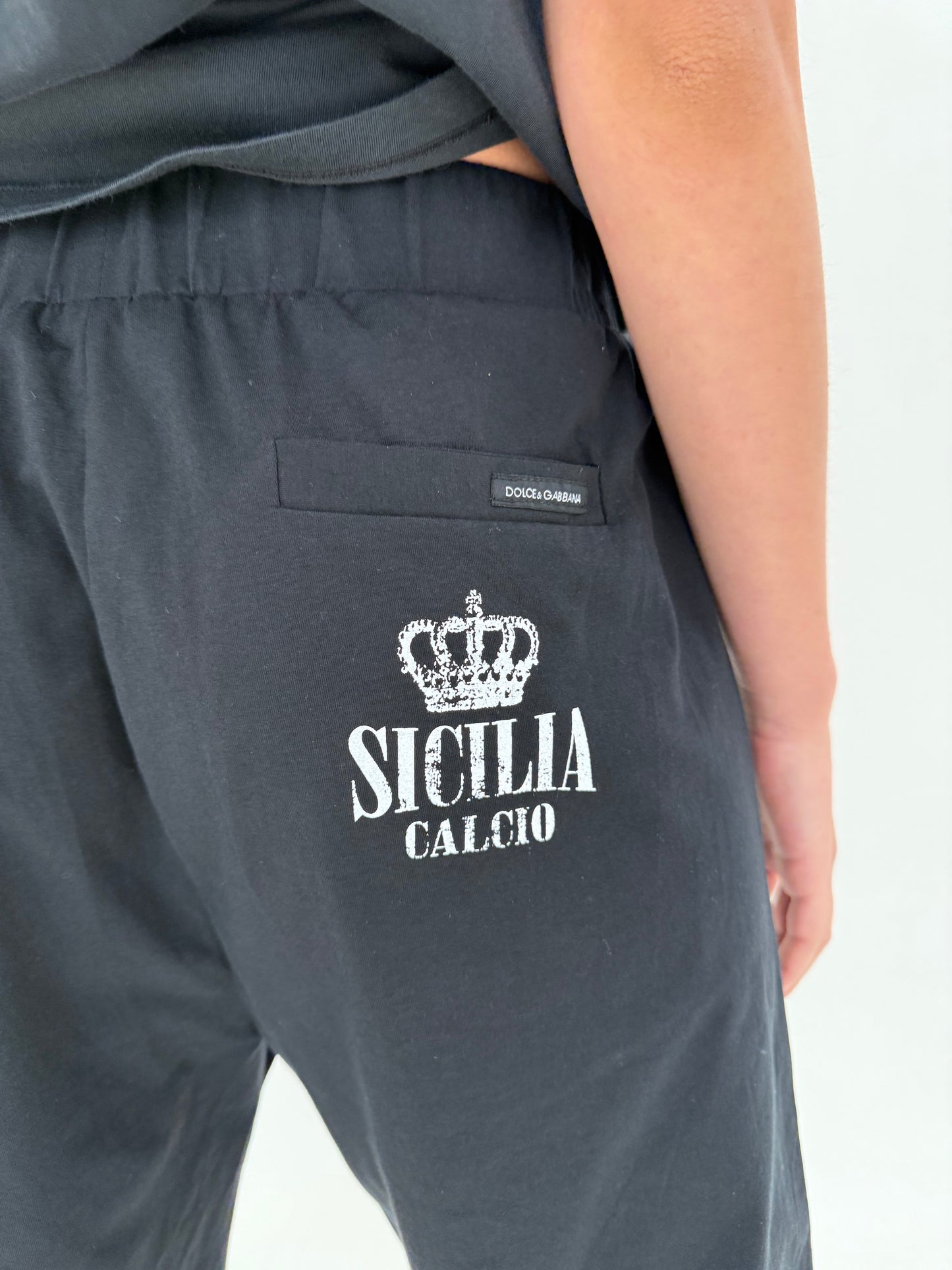 Pantaloni Dolce&Gabbana casual din bumbac premium