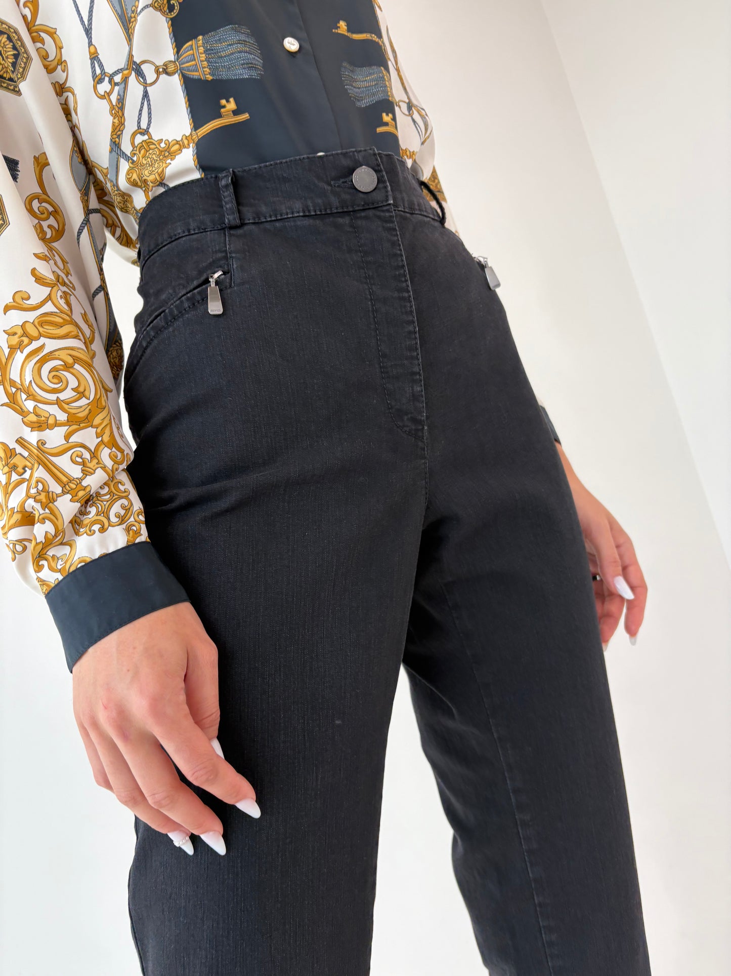 Jeans vintage petite ultra confort modelatori negru