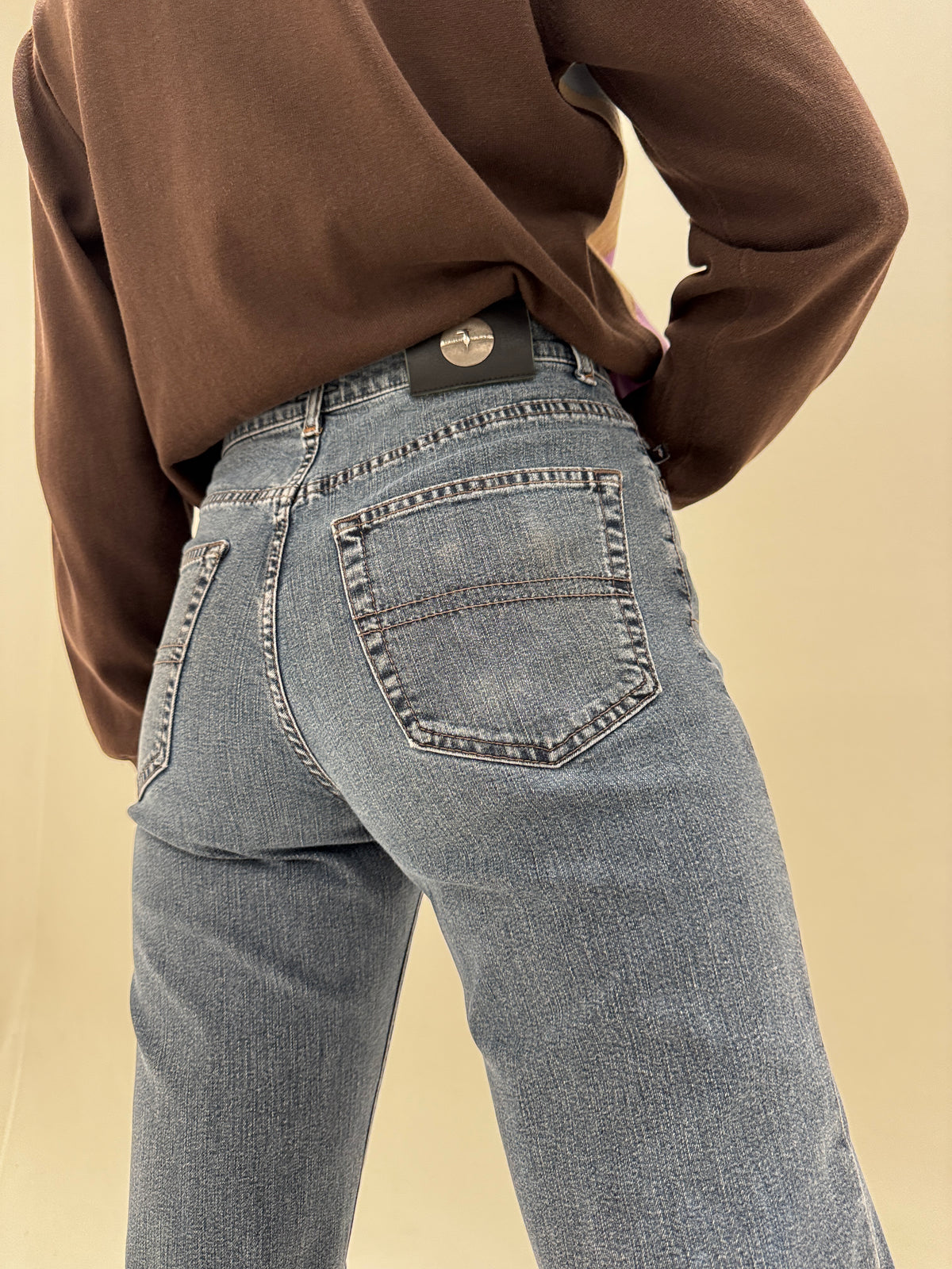 Jeans tall Trussardi ultra confort modelatori classic wash straight leg