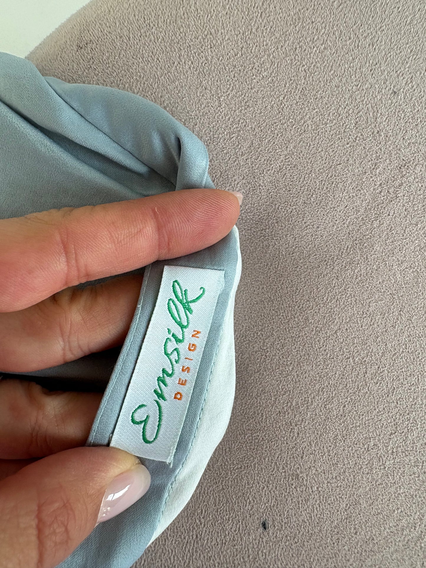 Fustă baby blue in bie cu talie ultra înaltă marcată
