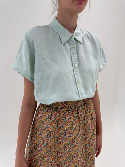 Cămașa Ralph Lauren din în mint green