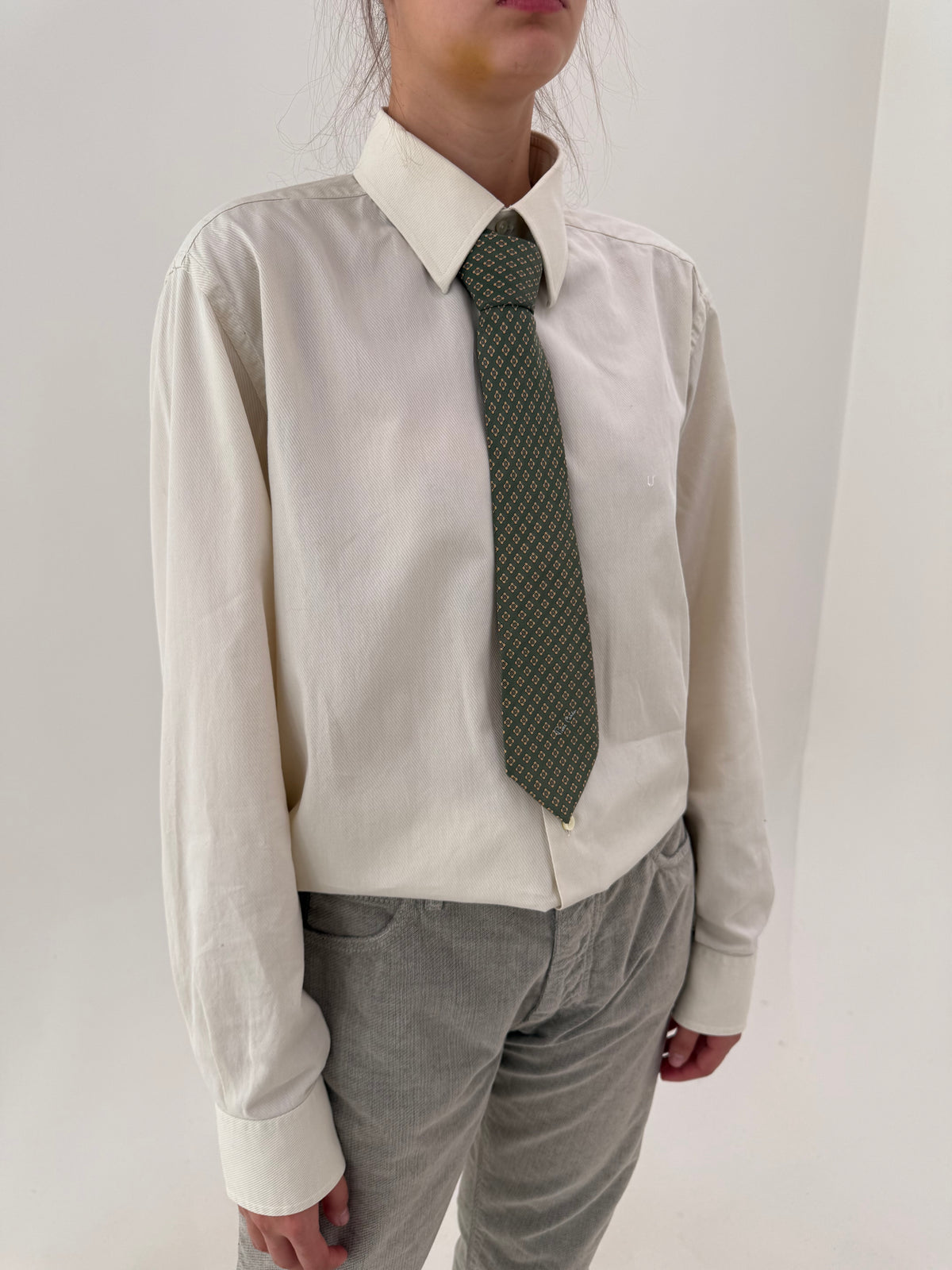Cravata vintage Pierre Cardin din mătase naturală
