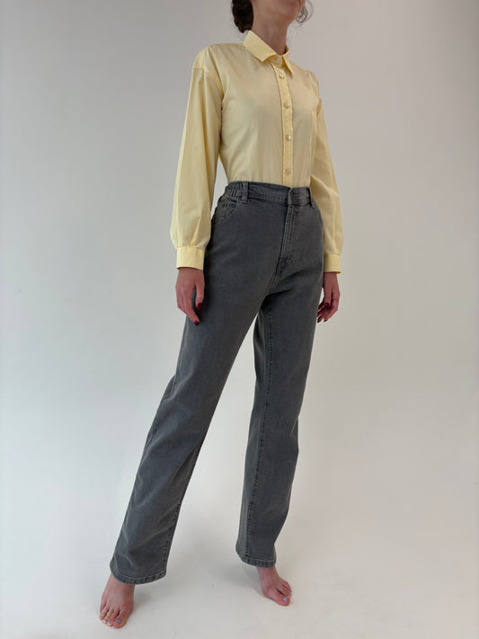 Jeans vintage premium tall confort modelatoricu talie înaltă elastică