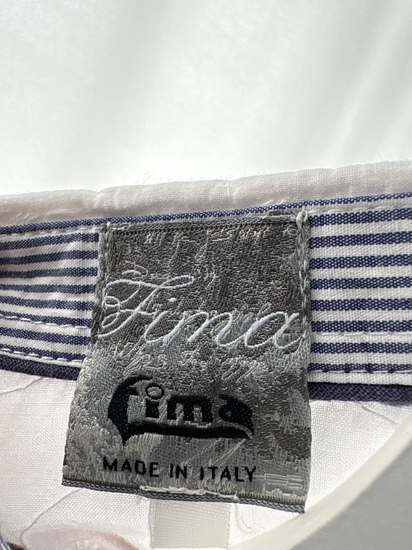 Cămașa italiana din bumbac premium integral cu broderie anglaise