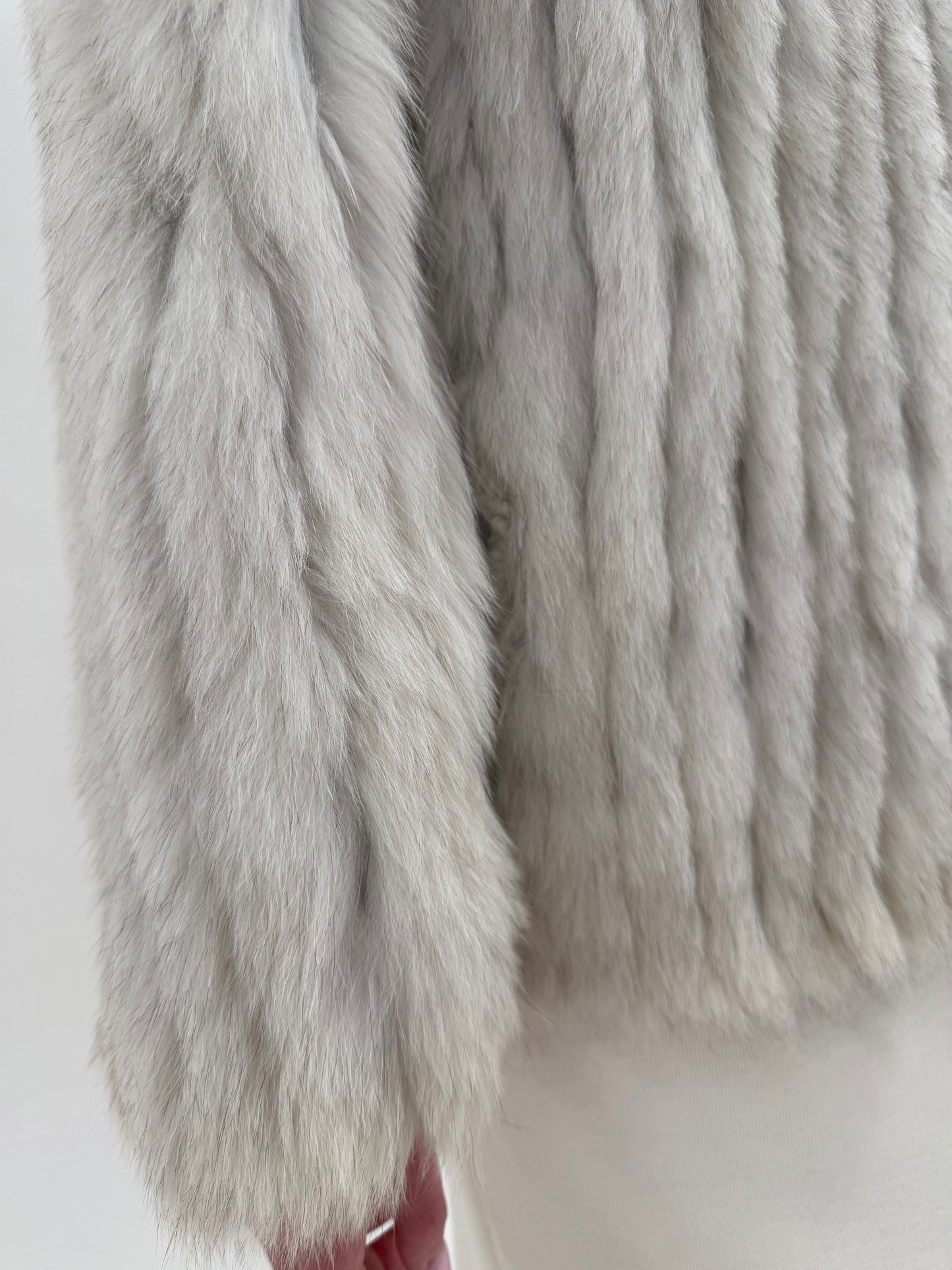 Blana excepțională naturală de vulpe polară-blue fox