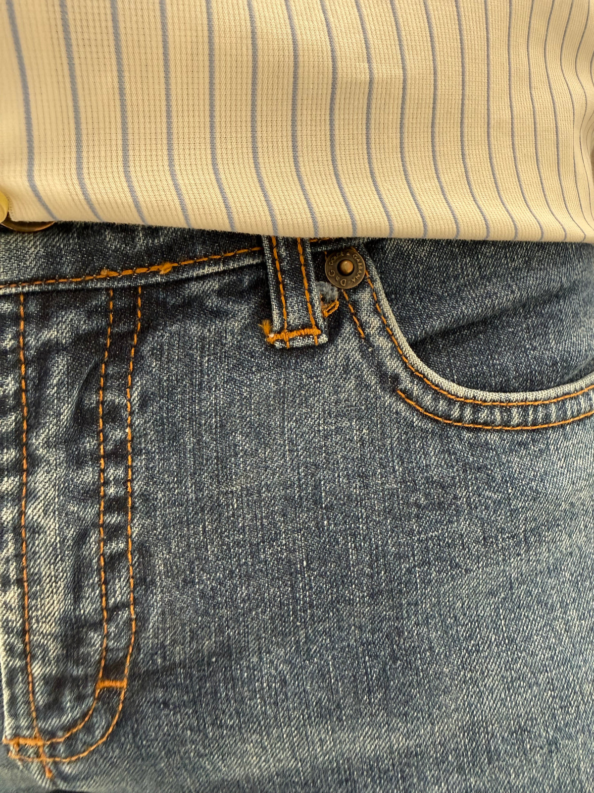 Jeans Dolce&Gabbana vintage tall clasic wash straight leg ultra confort