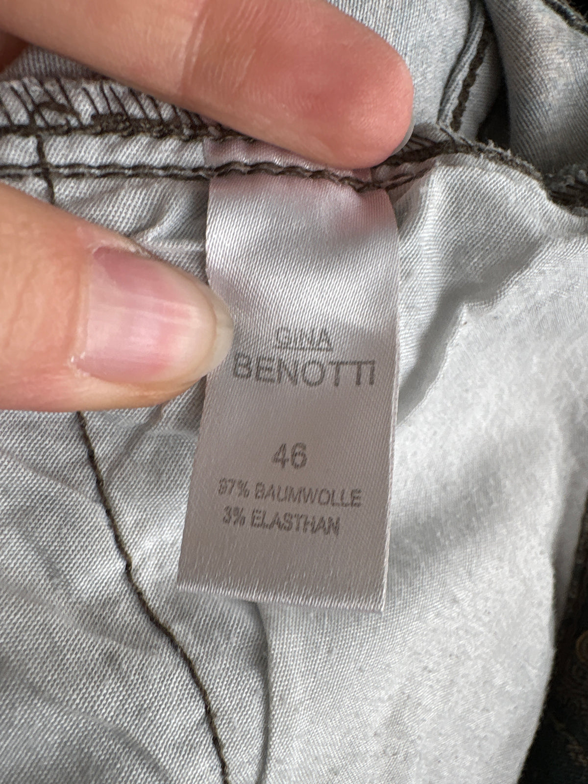Pantaloni din catifea cu print paisley superb ultra confort modelatori