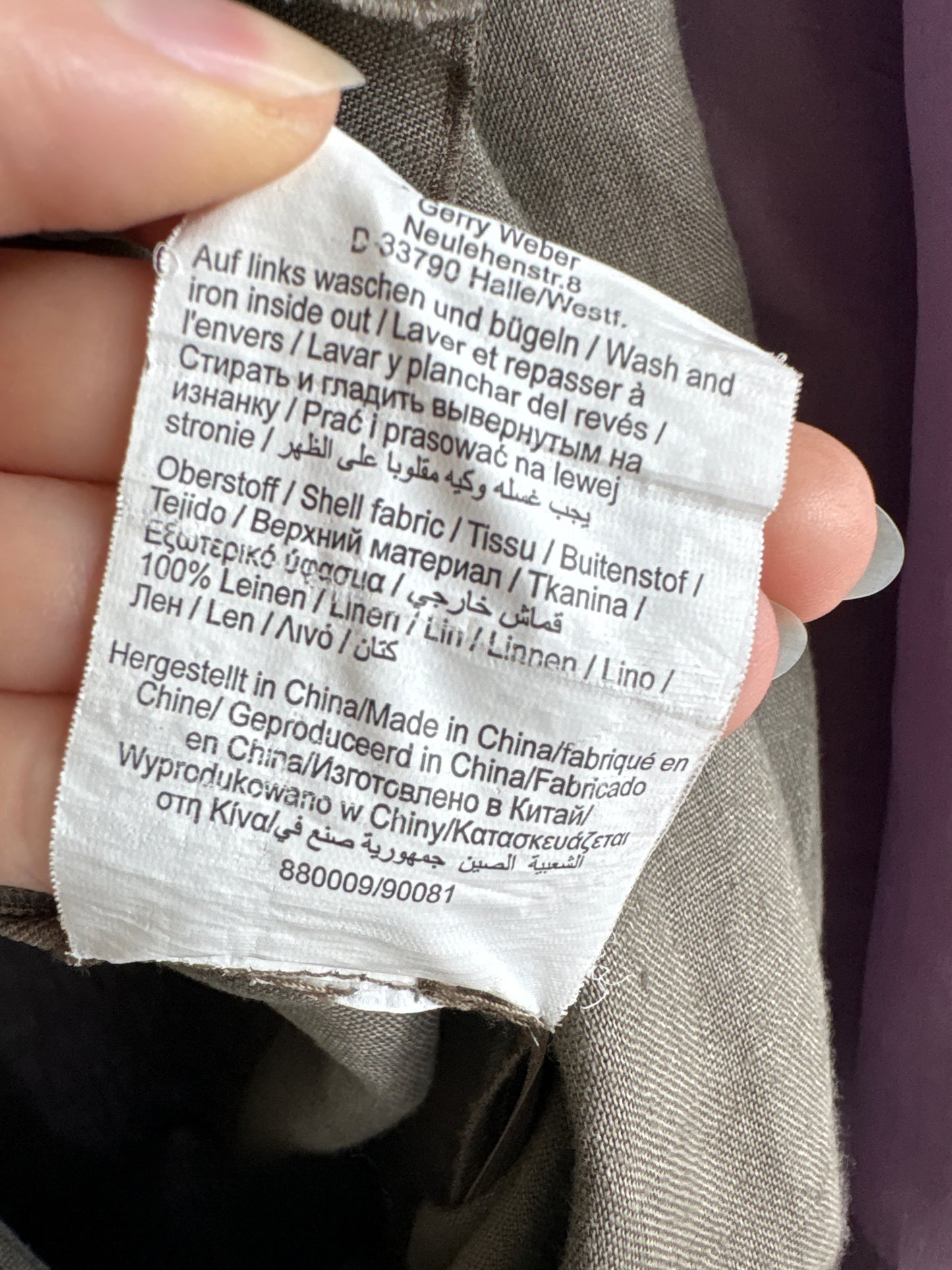 Rochie kaki petrecută din in premium cu decorațiune aurie proprie