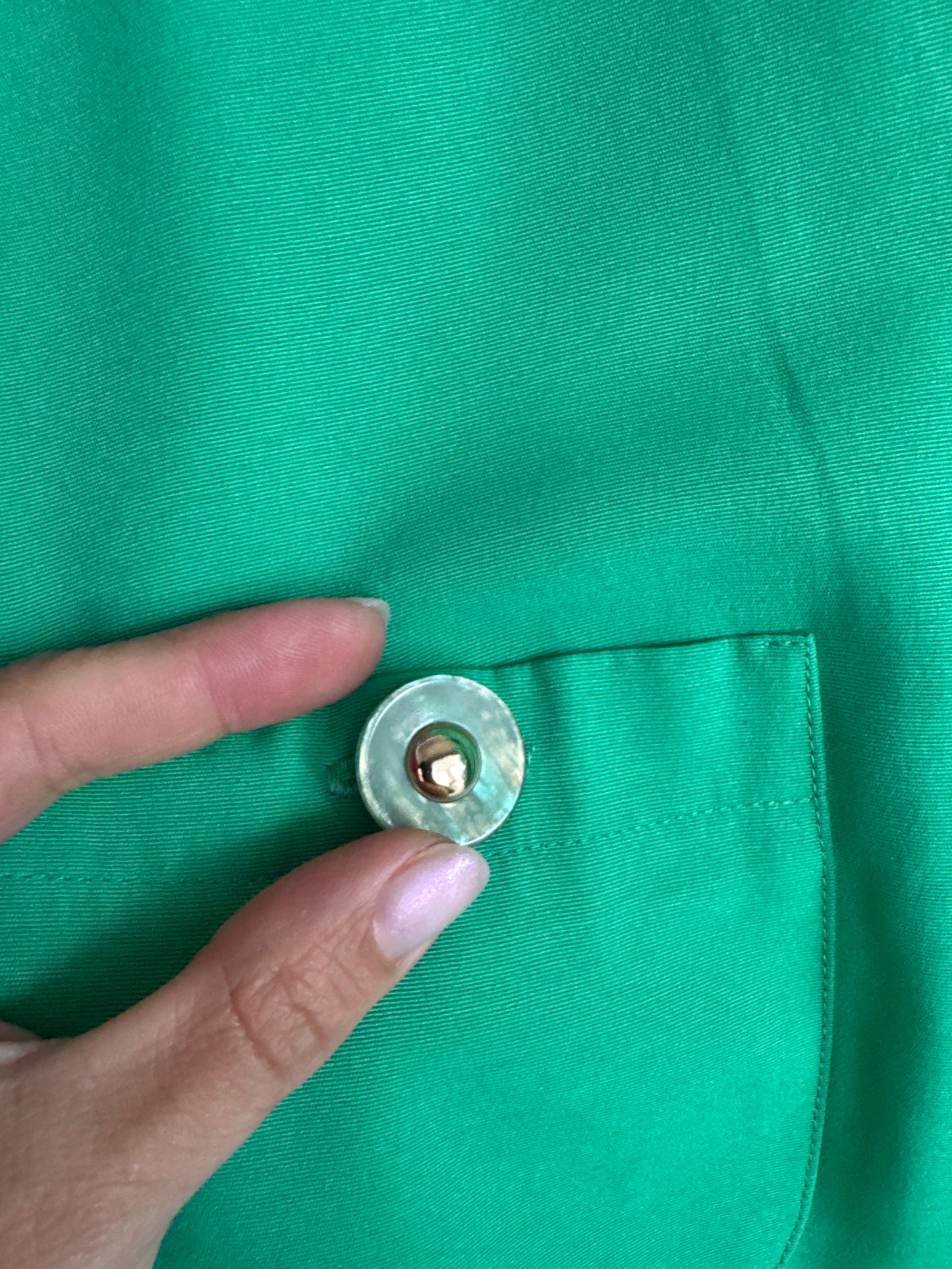 Sacou verde smarald vintage cu nasturi decorativi în cori clasic