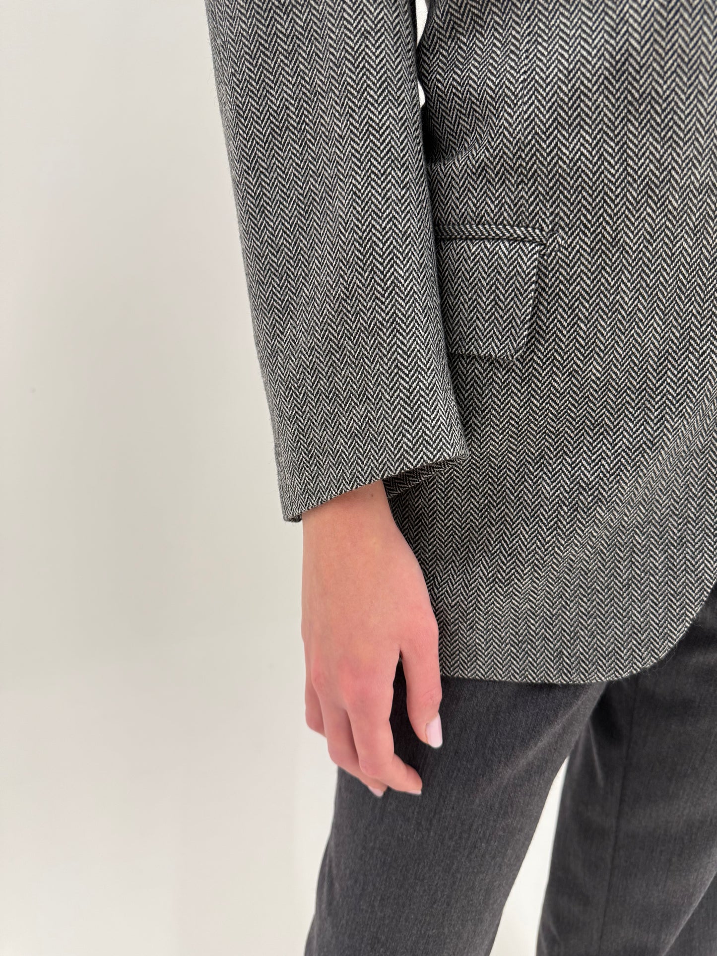 Sacou ultra luxury din stofă 100% cașmir Loro Piana