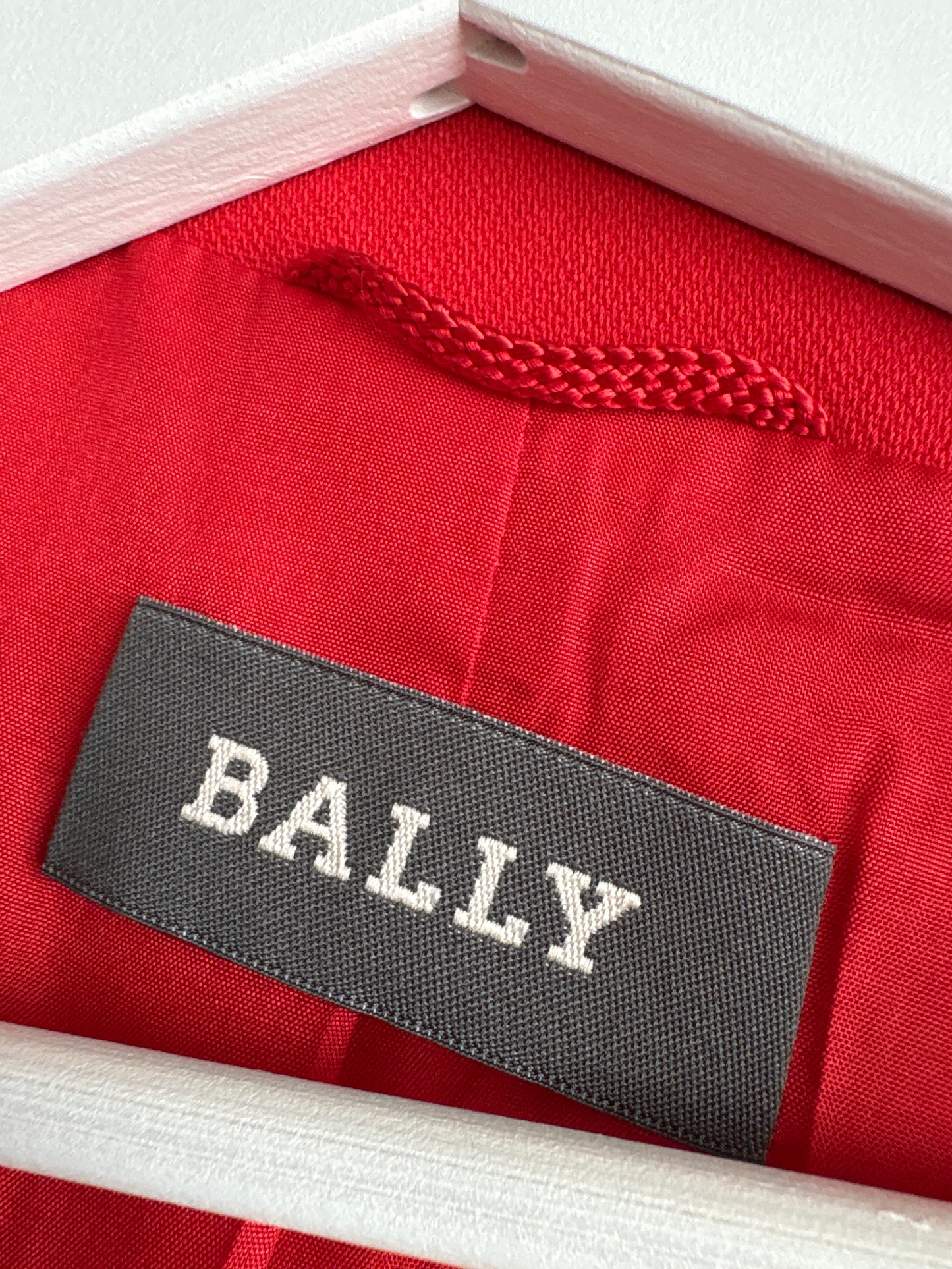 Sacou luxury italian Bally în croi ultra cambrat cu talie reglabilă la spate