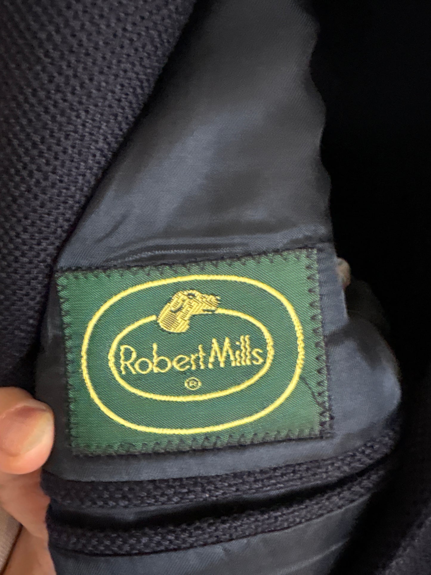 Sacou Navy din lana plină luxury super 100’s în croi actual