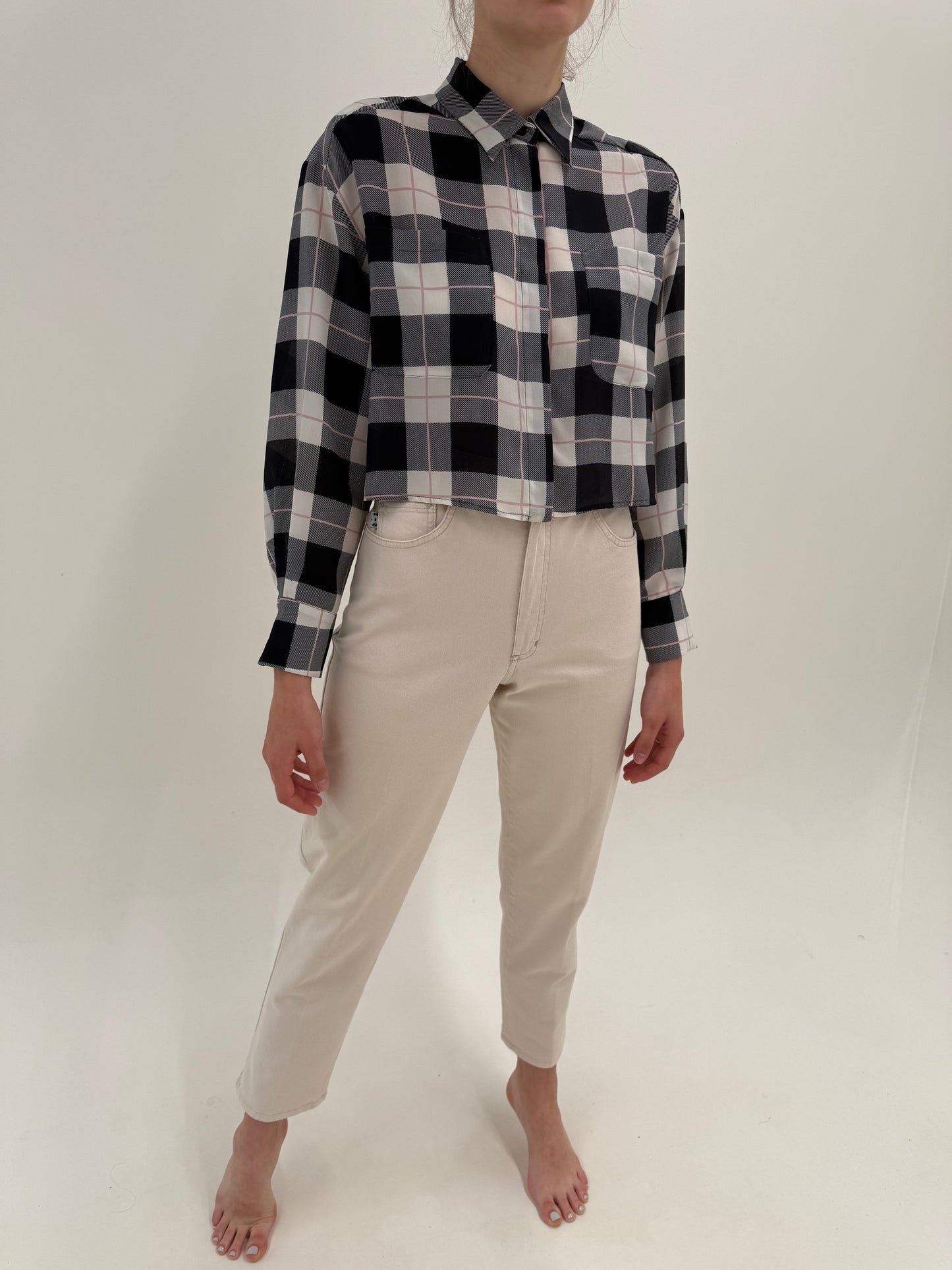 Jeans de vară sand nude ultra confort modelatori