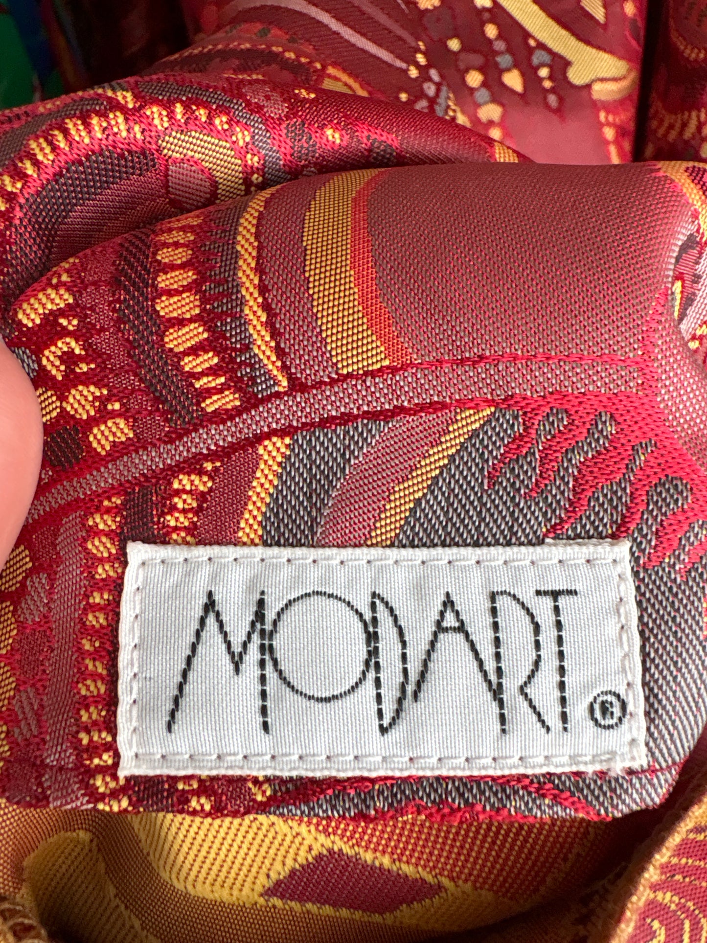 Sacou cambrat cu închidere in stil asiatic din brocart de mătase naturală