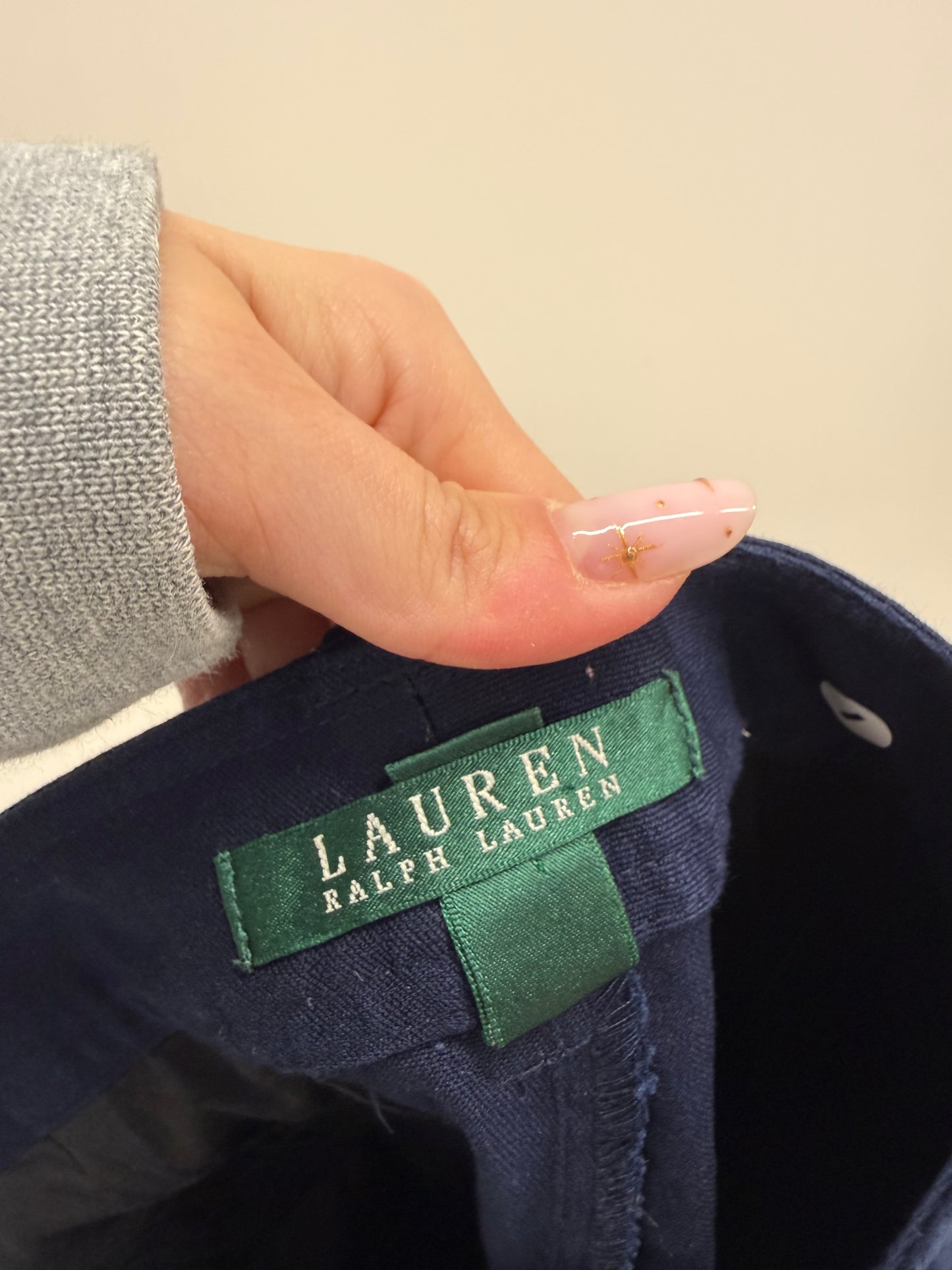Jeans Ralph Lauren capri petite ultra modelatori Navy blue