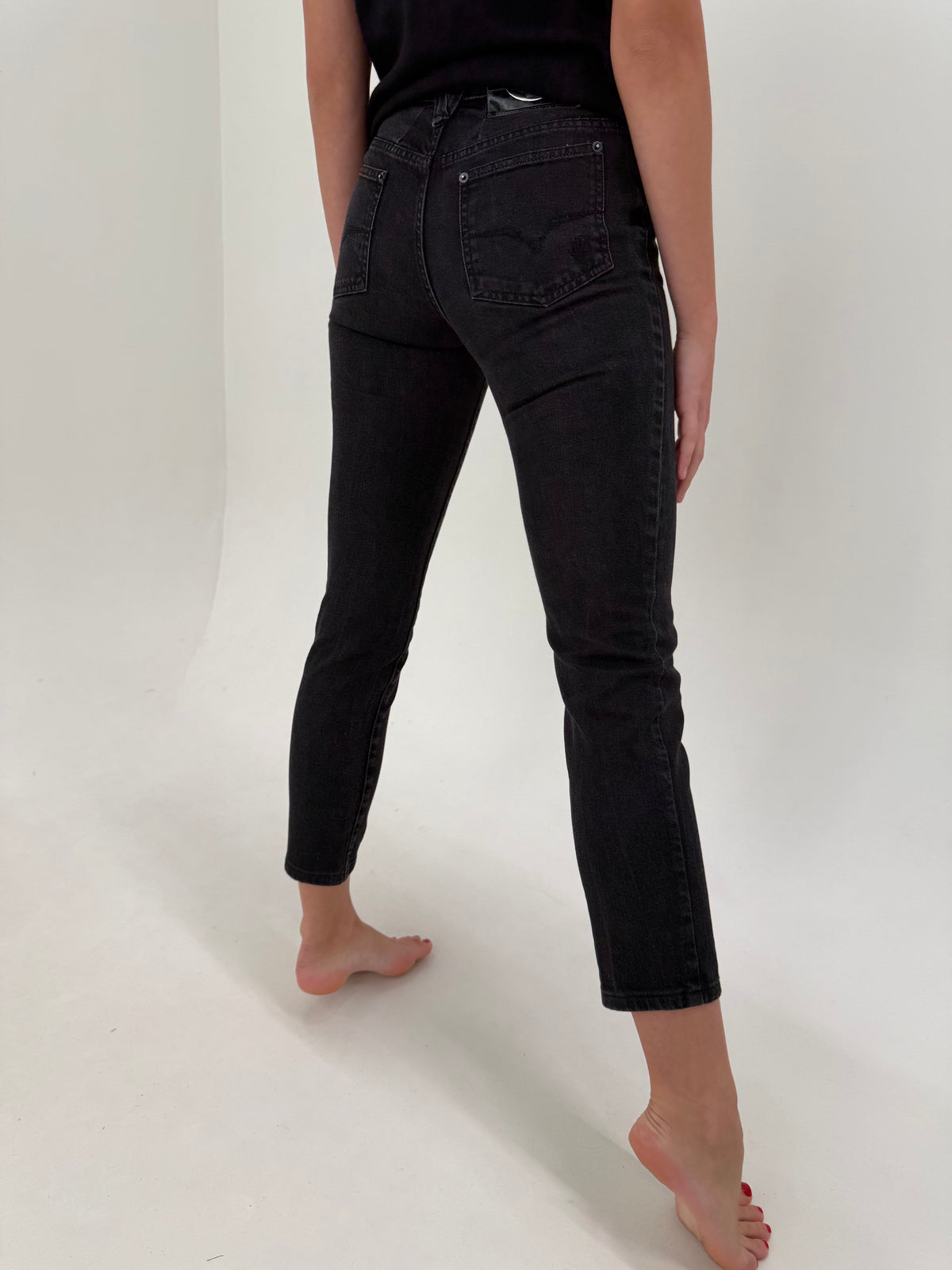 Jeans Versace petite ultra confort gri