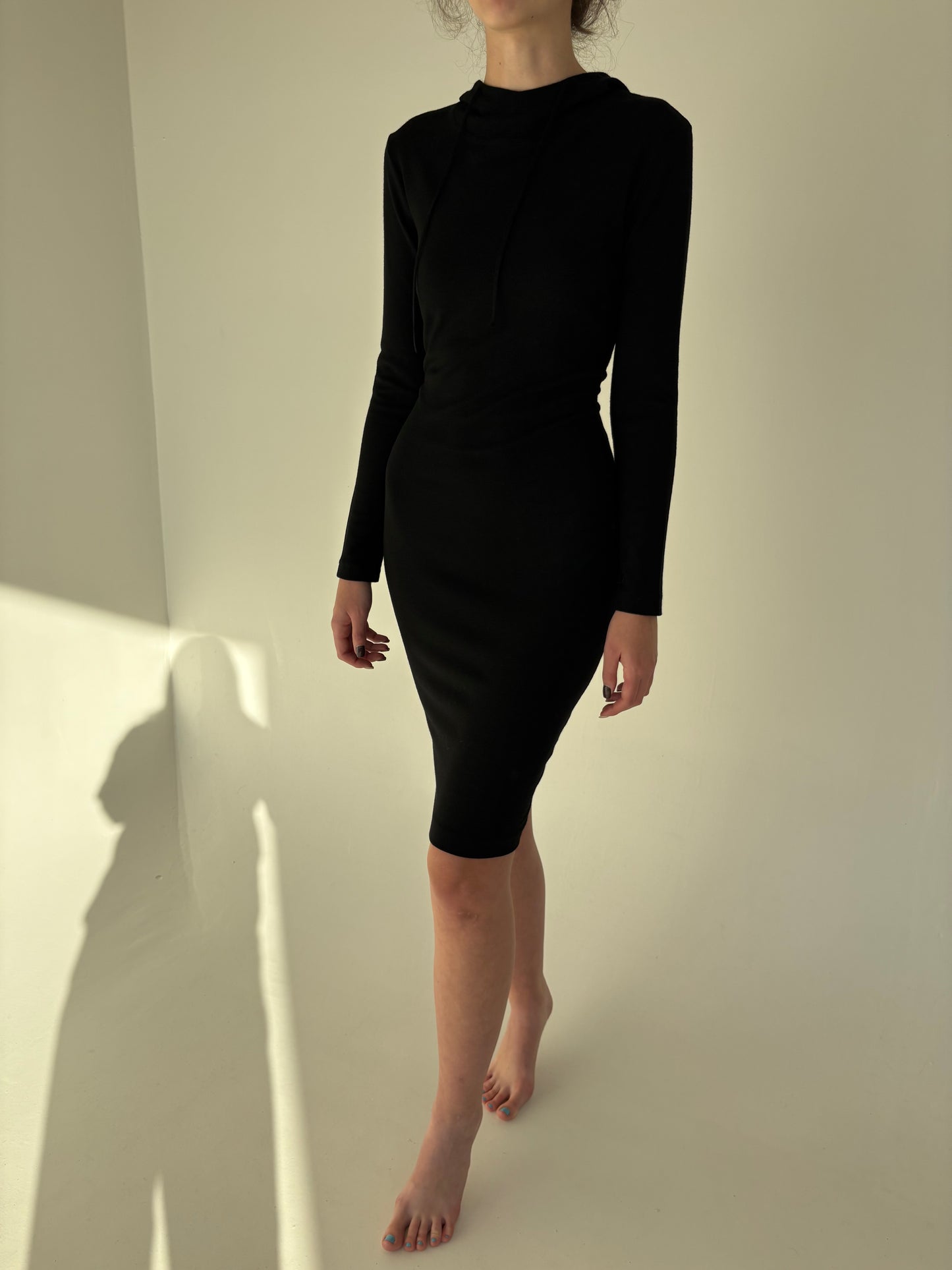 LBD din lana merino extrafina cu influențe casual