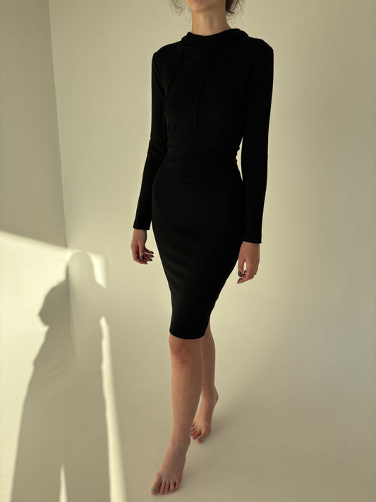 LBD din lana merino extrafina cu influențe casual