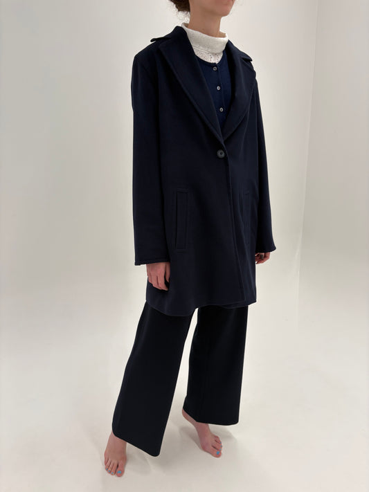 Palton luxury vintage Mondi by Escada din cașmir, Angora și lana