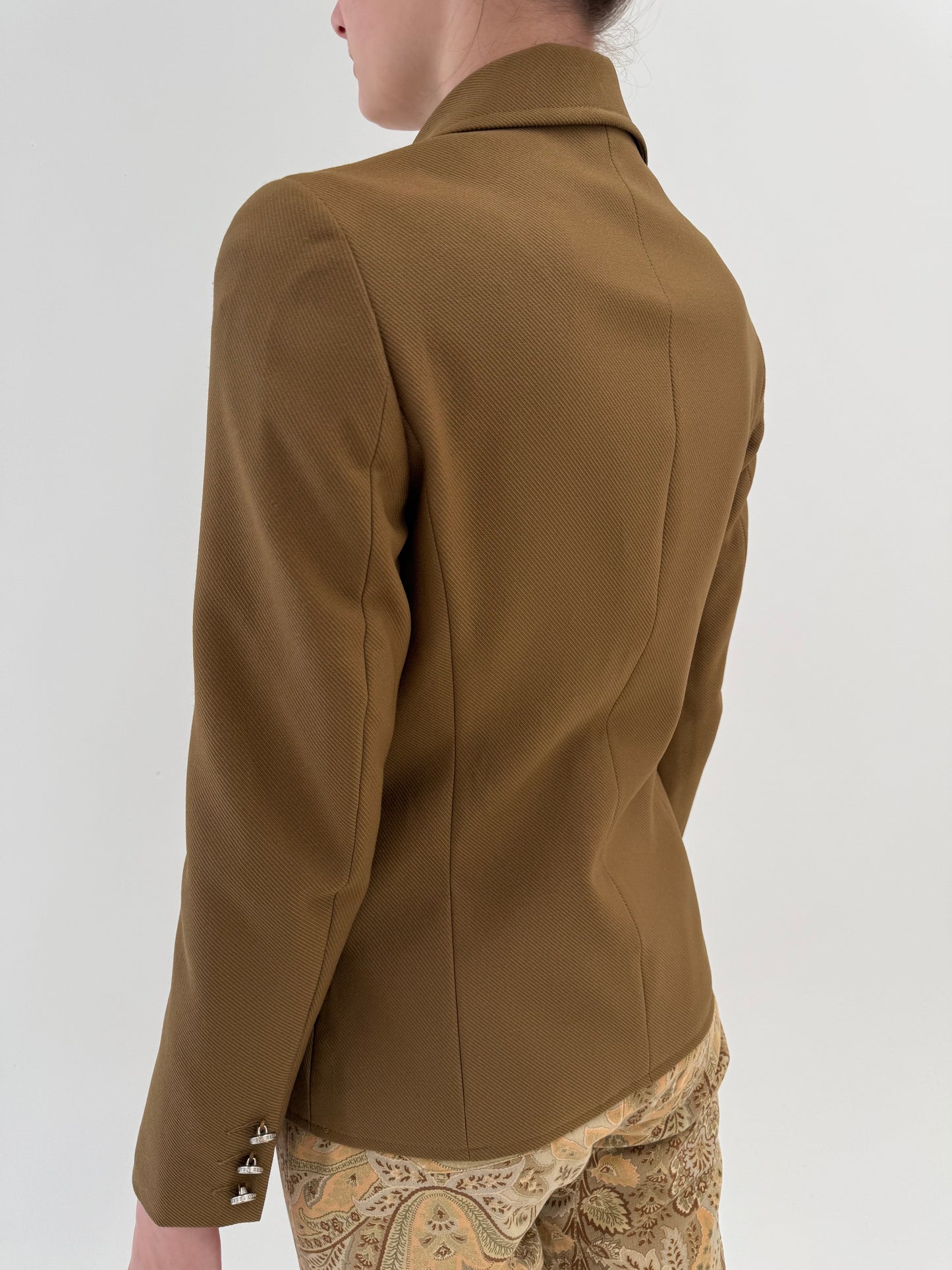 Sacou luxury Gianfranco Ferre camel cambrat