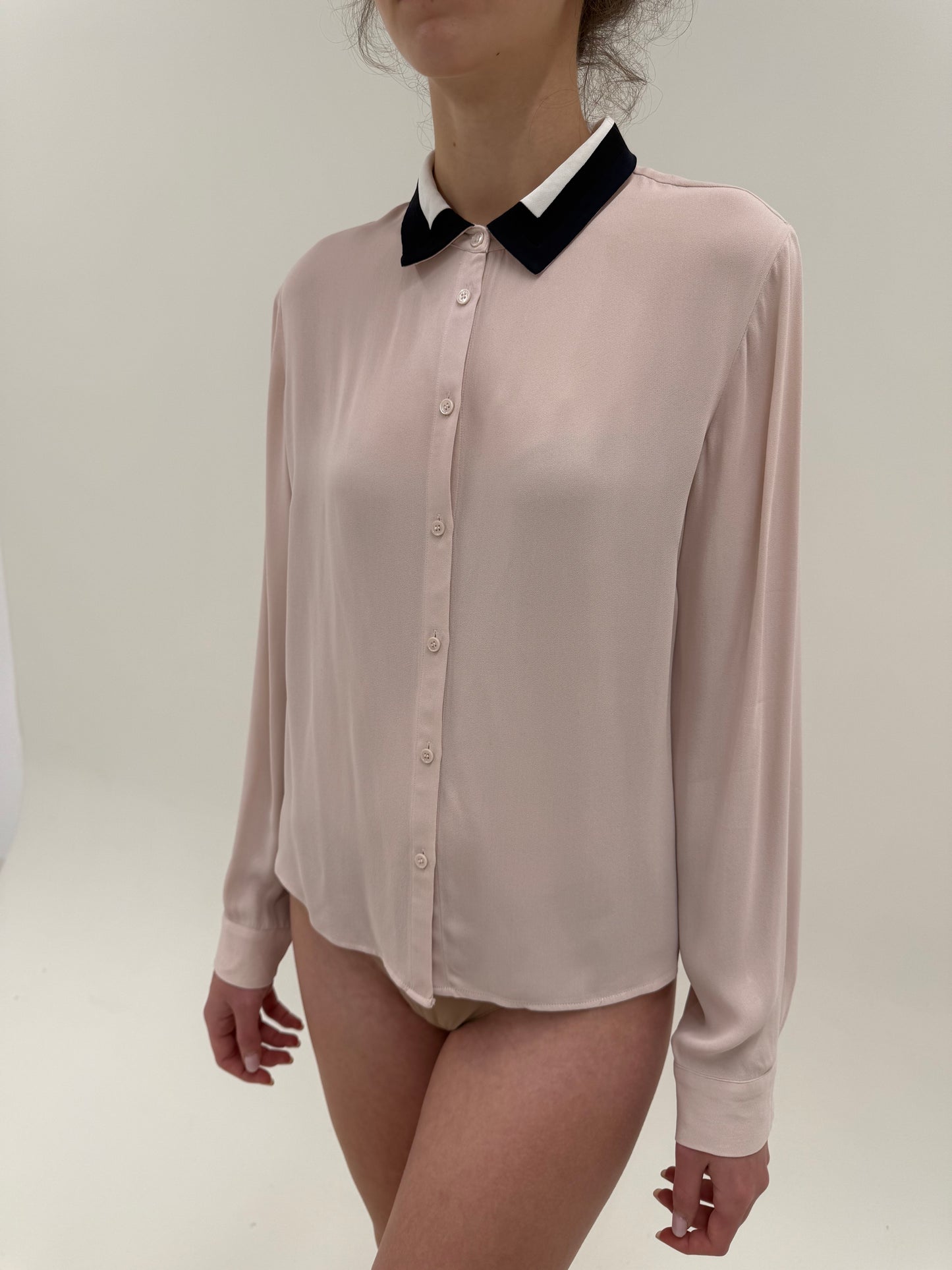 Cămașa Max & Co by Max Mara roz pudrat în croi lejer