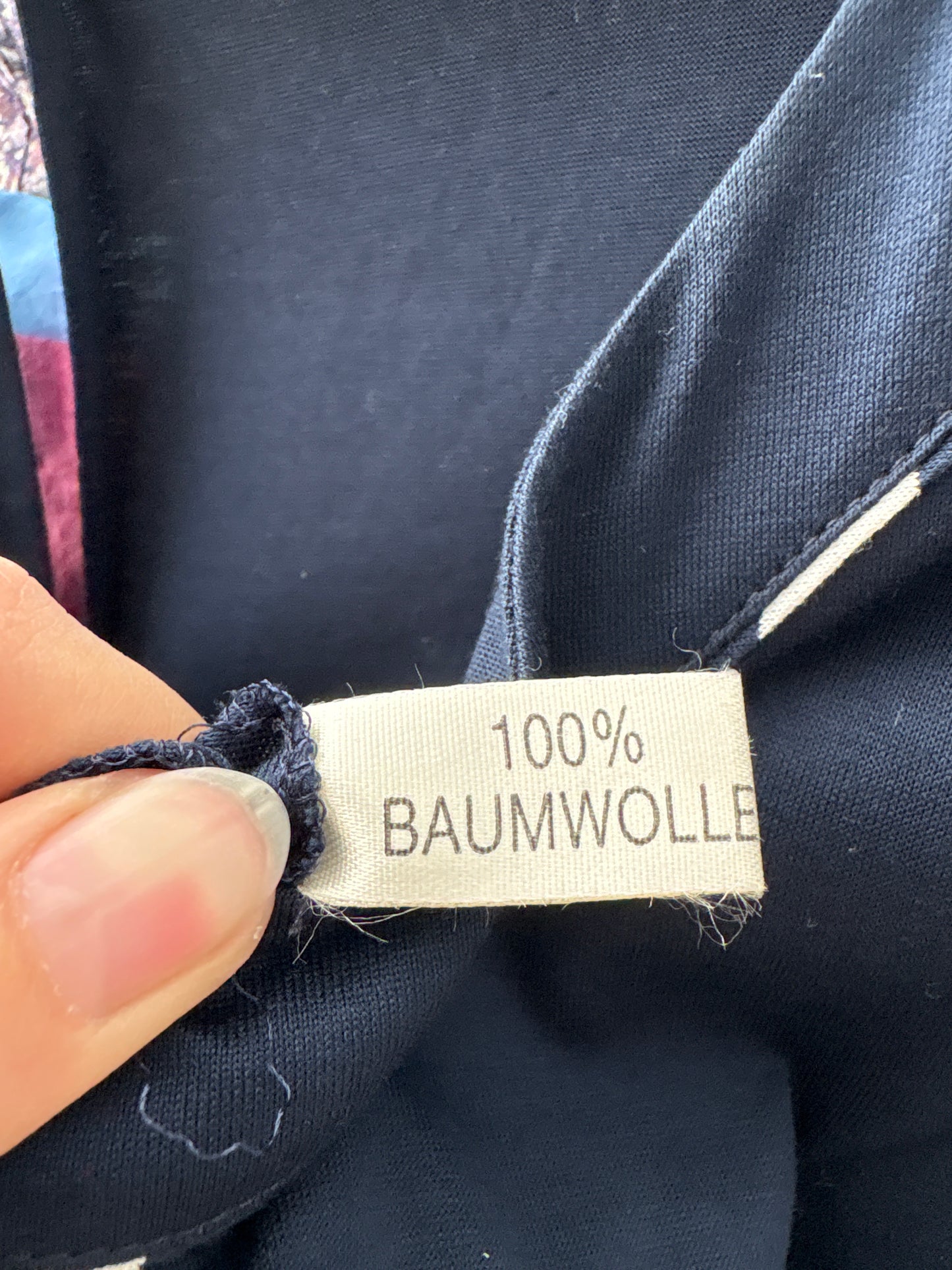 Rochie din bumbac cu influențe nautice și talie ultra înaltă marcată