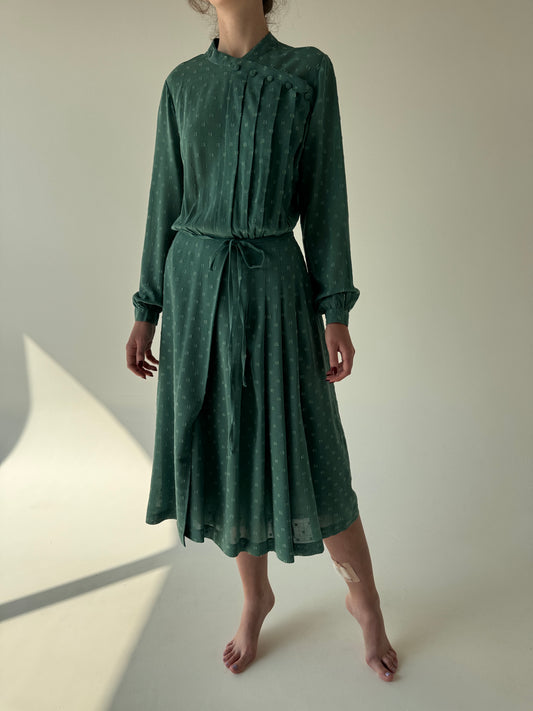Rochie Old vintage de colecție anii 70 din cea mai fină lana