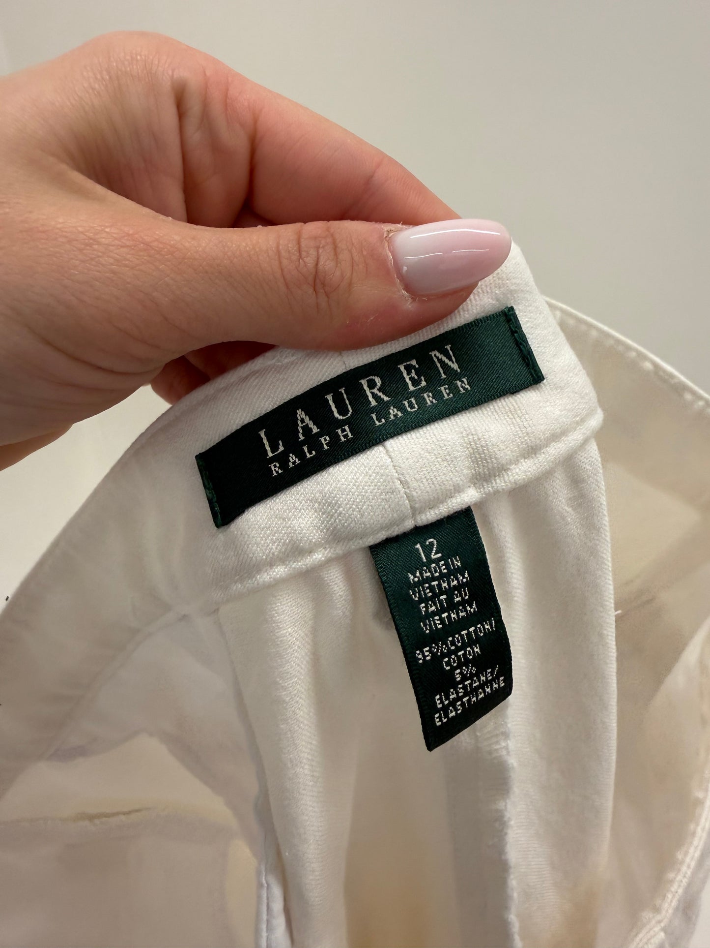 Pantaloni ultra confort Ralph Lauren butter white