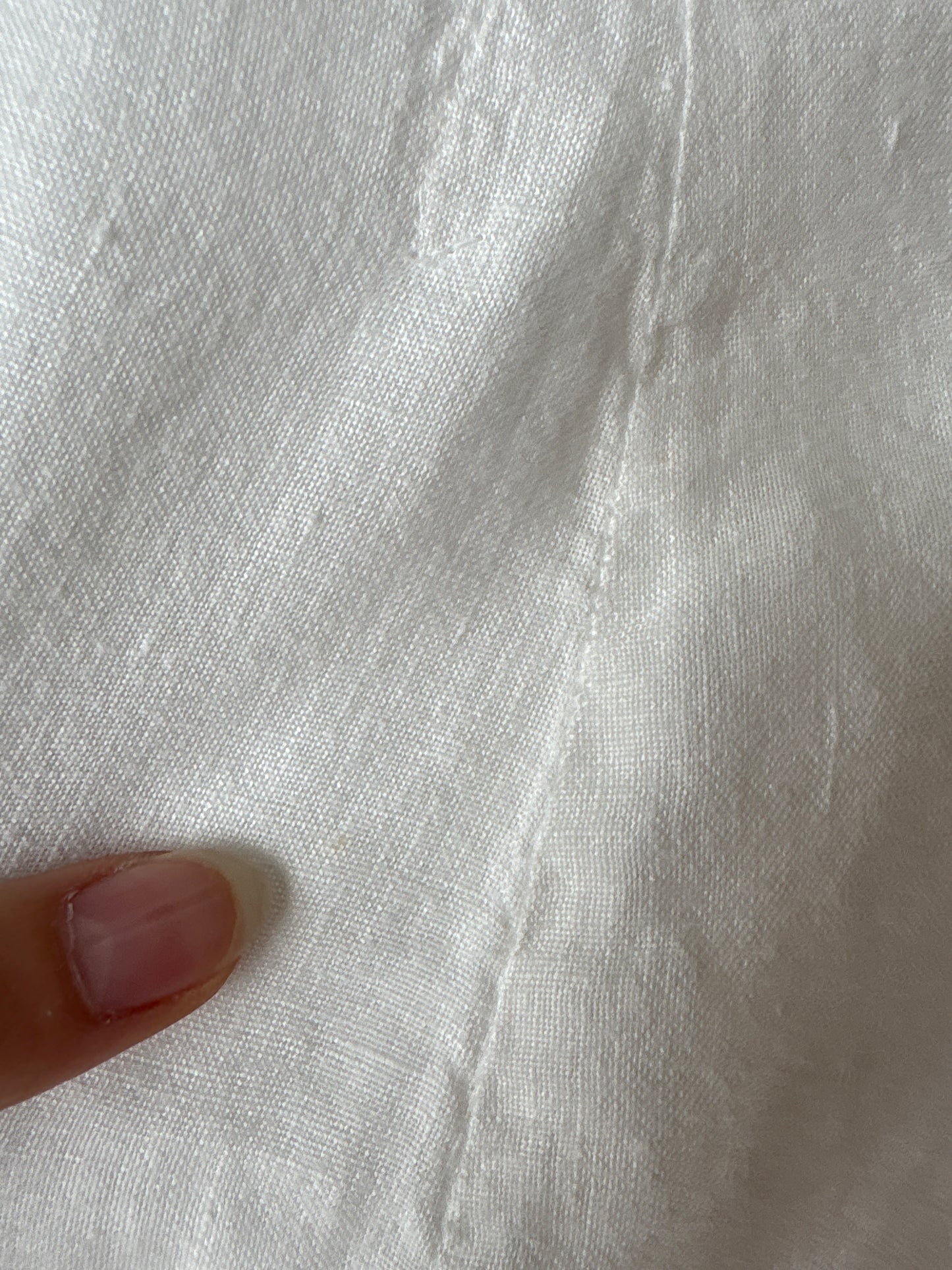 Pantaloni de brand luxury italian din in Antica Sartoria Italiana cu broderie anglaise