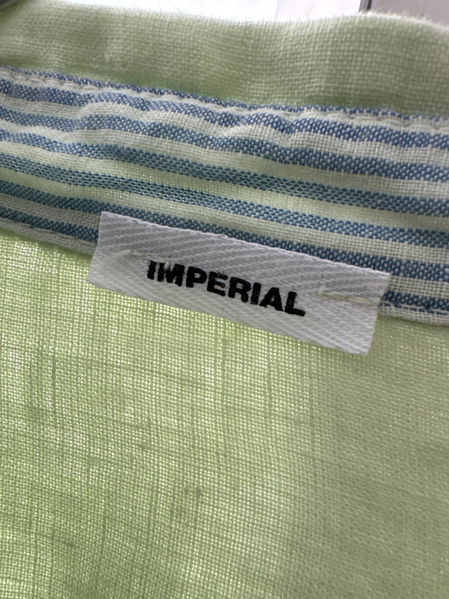 Cămașa de brand super premium Inperial pistachio green din in