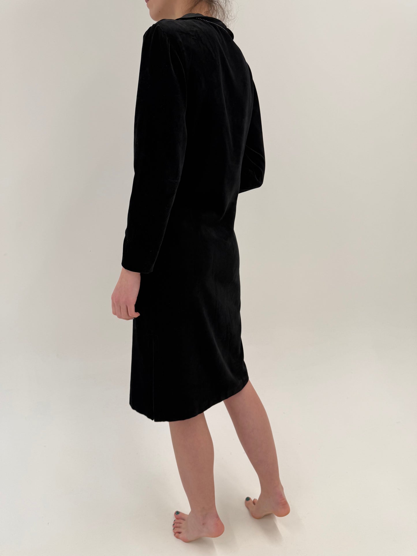 LBD vintage italian excepțional în croi minimalist retro modern