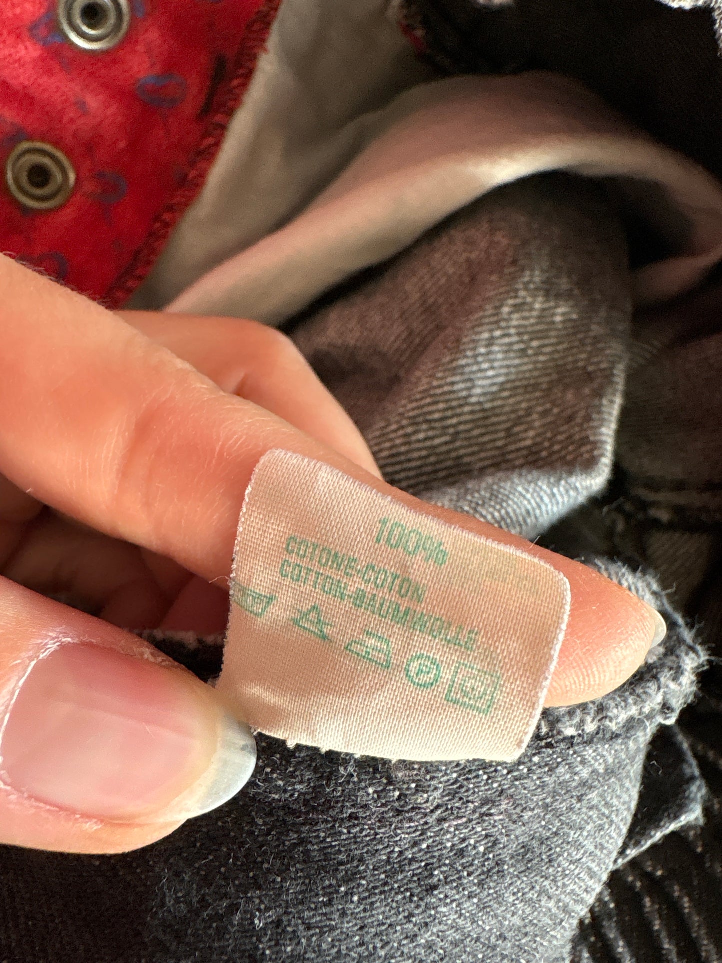 Jeans old vintage mom fit anii 80 cu pense și talie elastică  mărcata